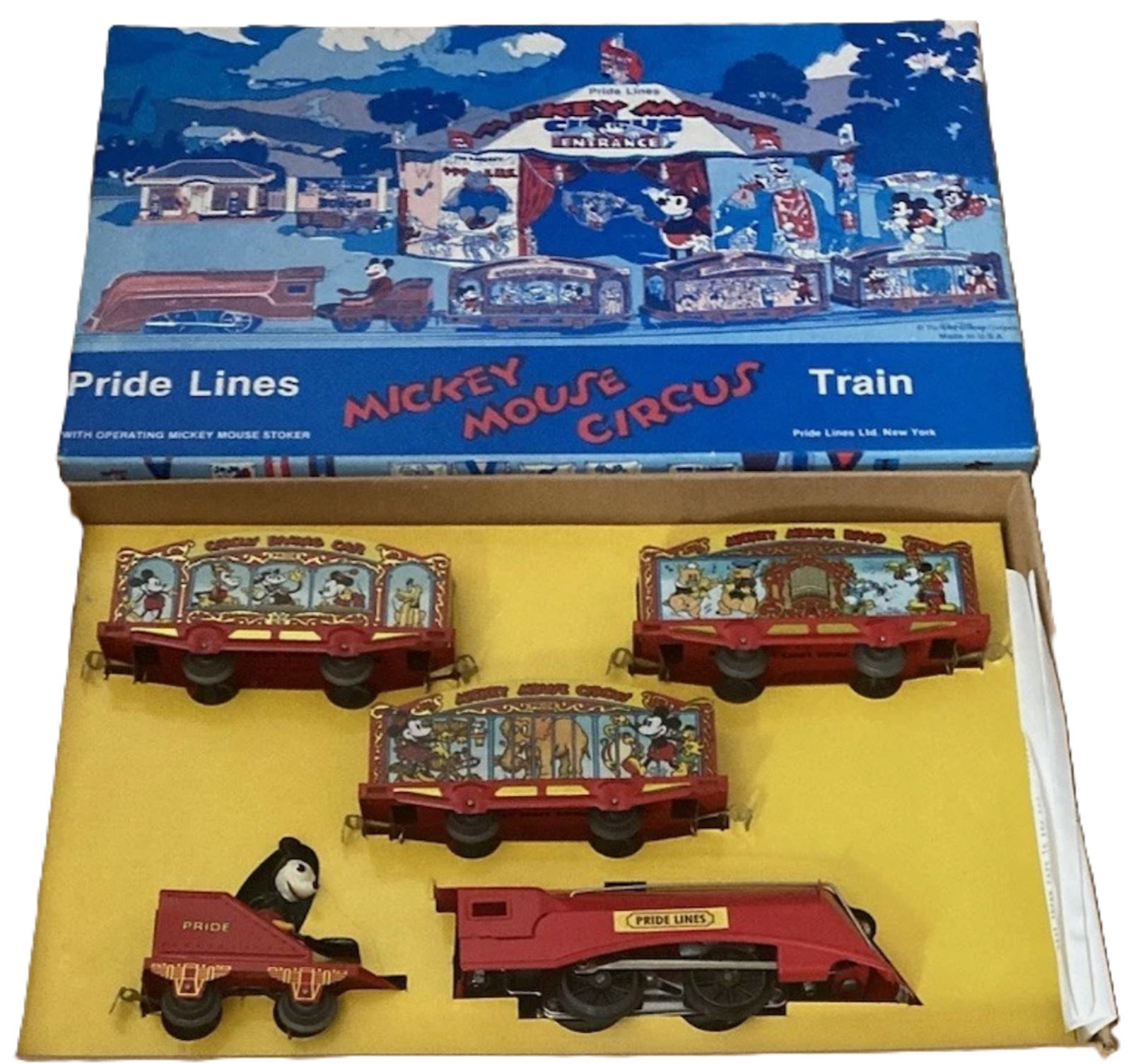 Walt Disney Pride Lines O Gauge 1536 Mickey Mouse Circus Train With Orig Box (1 of 10)