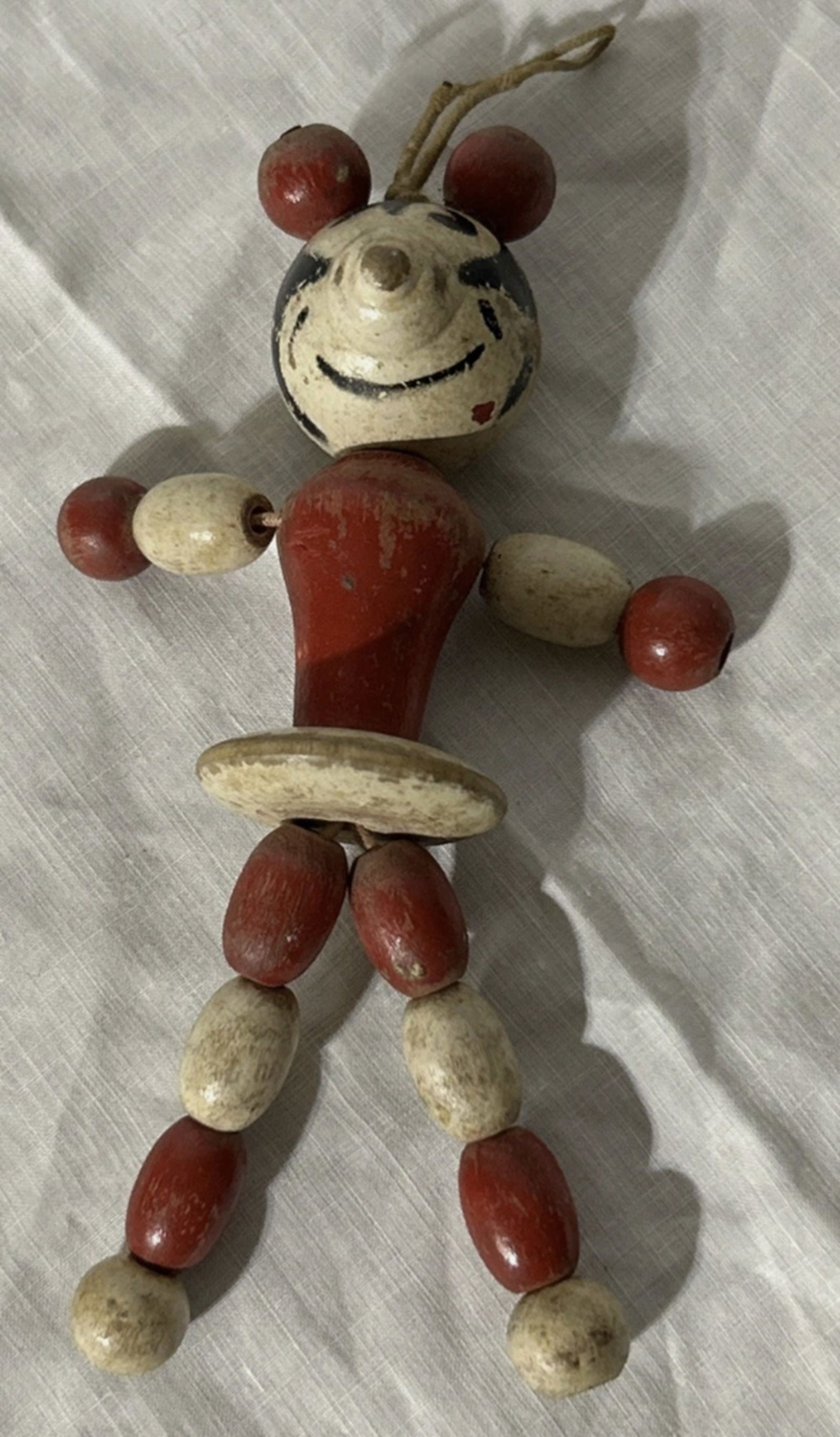 GEORGE BORGFELDT MICKEY MOUSE Jointed Stringed Figurine 1930 (1 of 6)