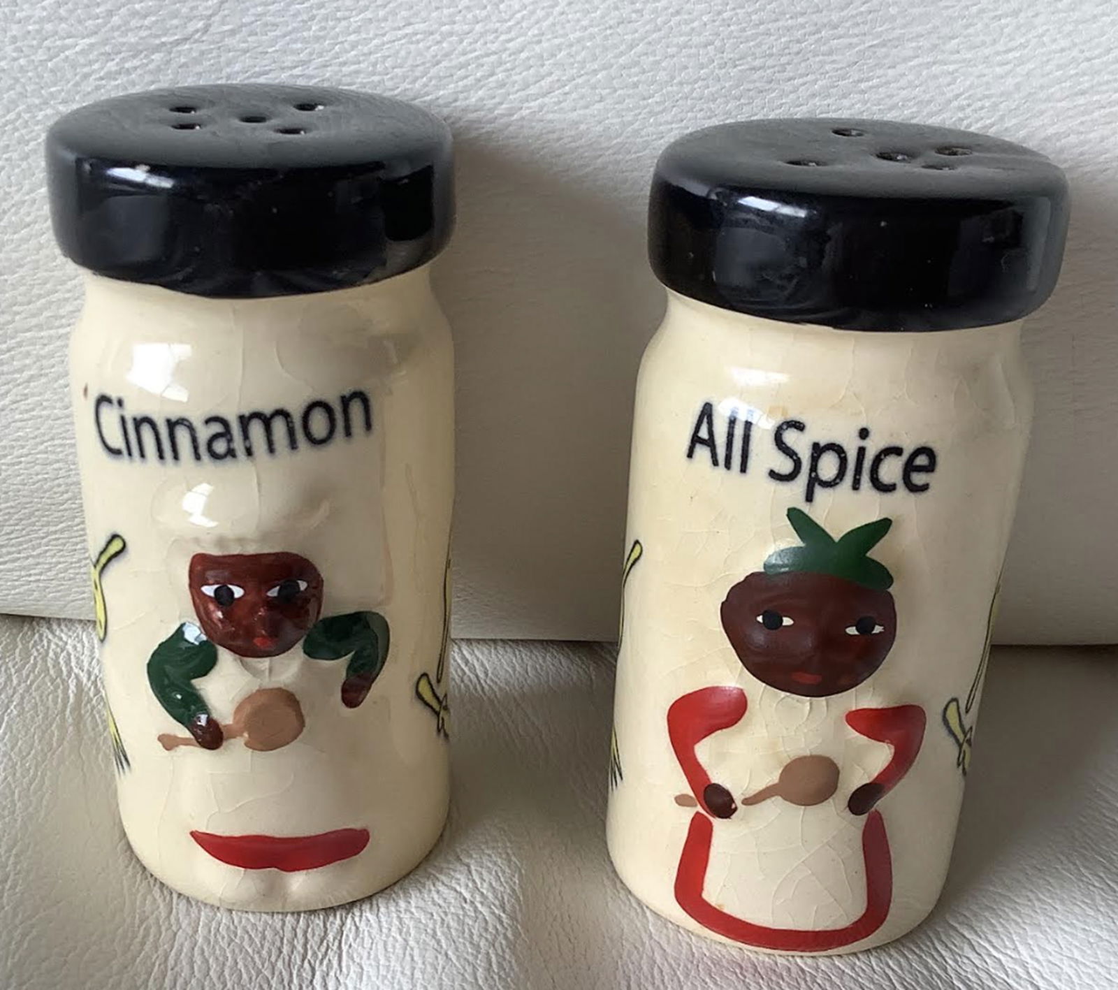 Black Americana Spice Shaker Set: Black Americana Spice Shaker Set