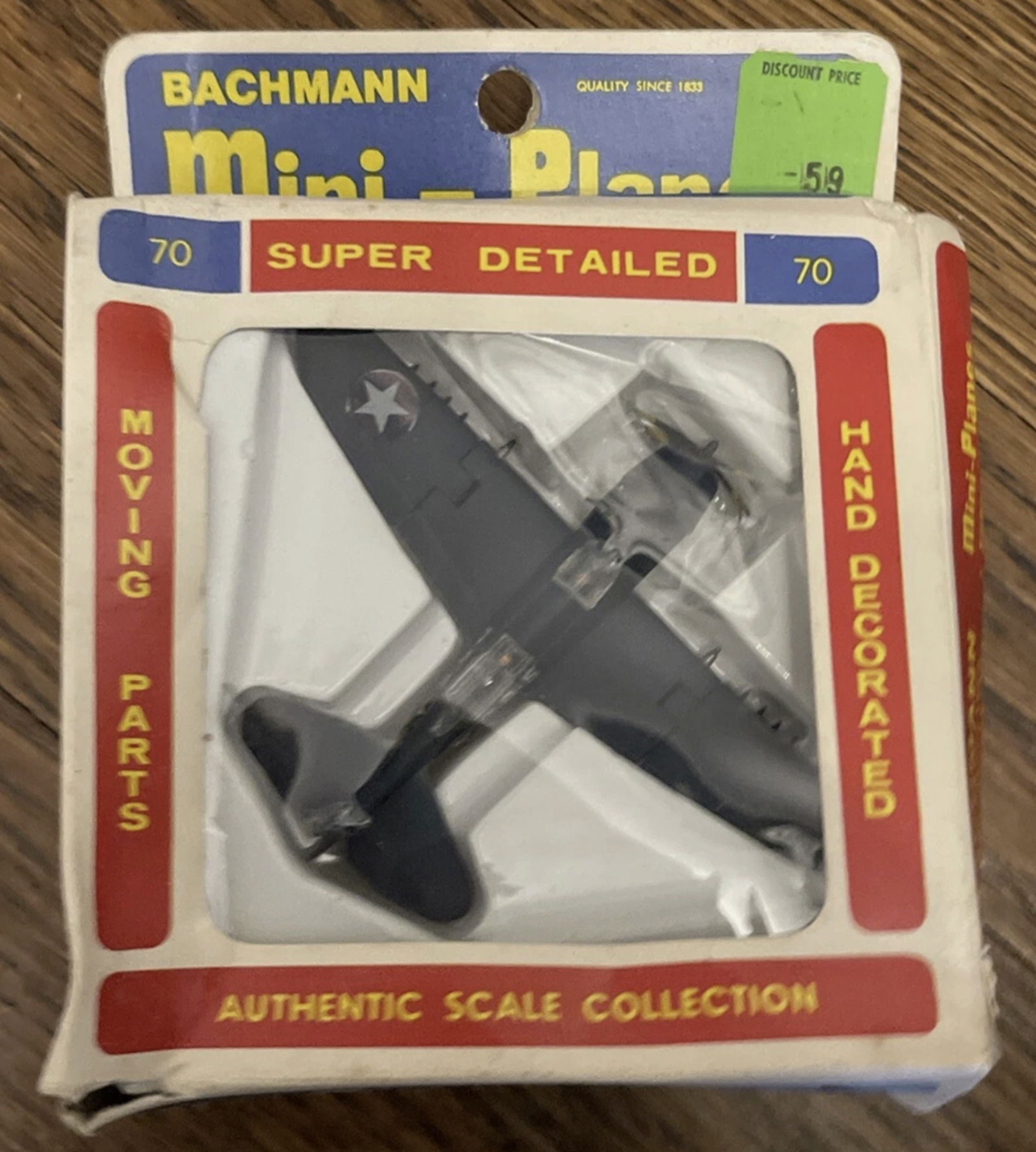 Bachmann Mini Planes Curtiss Helldiver 70 in Original Box 8370 (1 of 4)