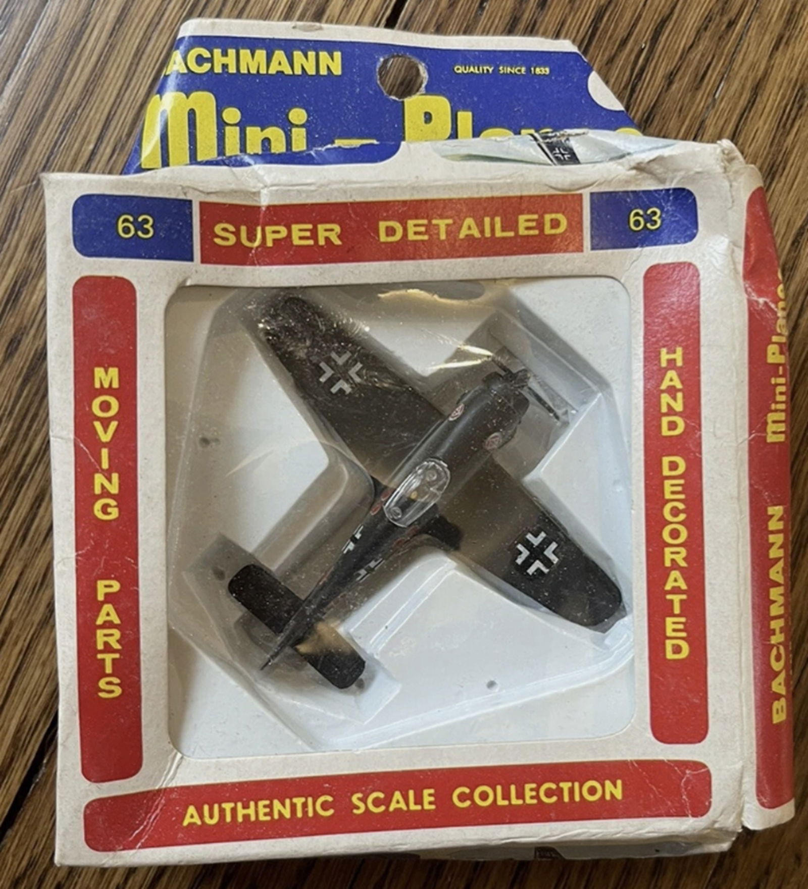 Bachmann Mini-Planes Model Plane #63- Focke-Wulf 190 in ORIG Box (1 of 3)