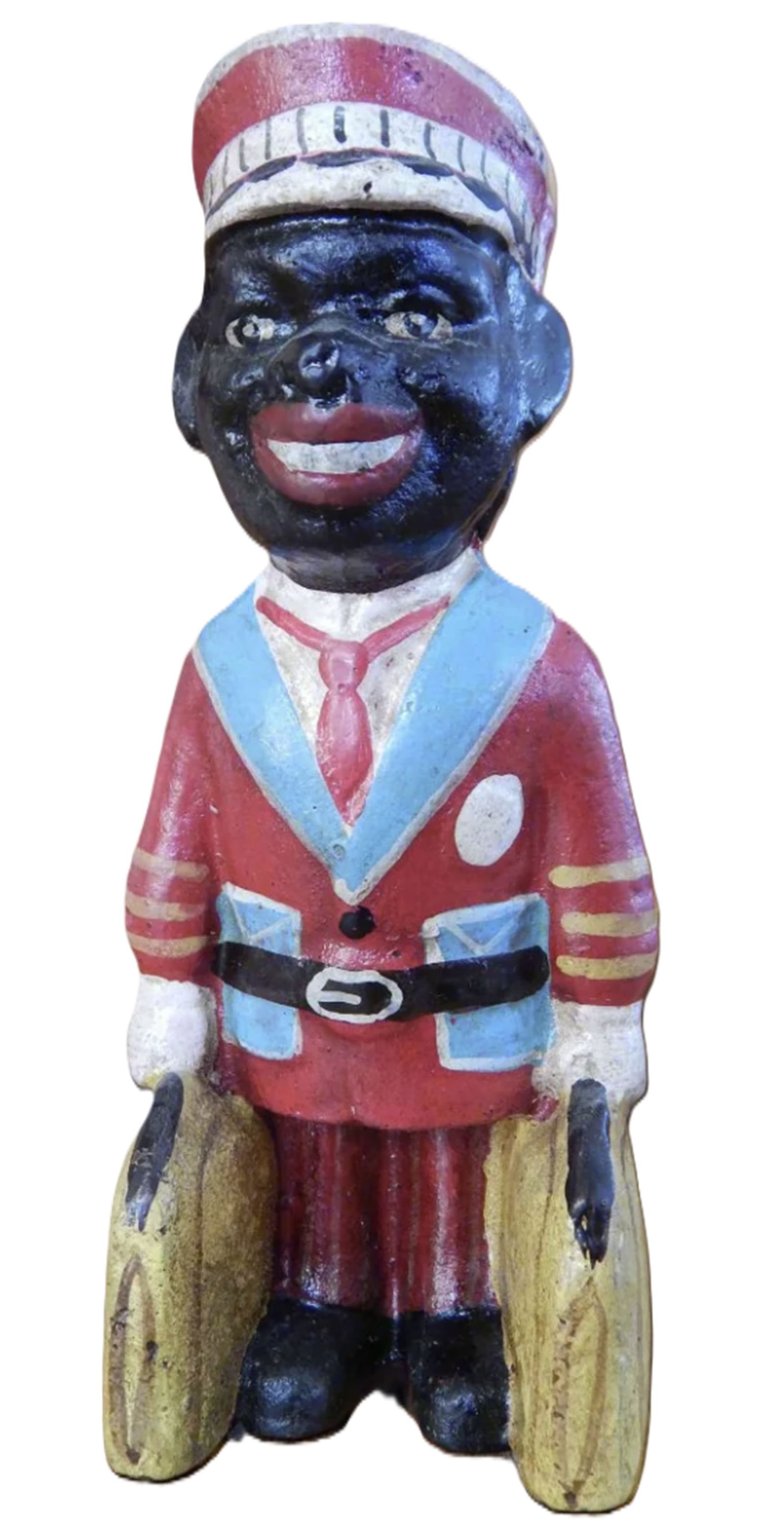 Black Americana Cast Iron Bank Porter Bell (1 of 5)