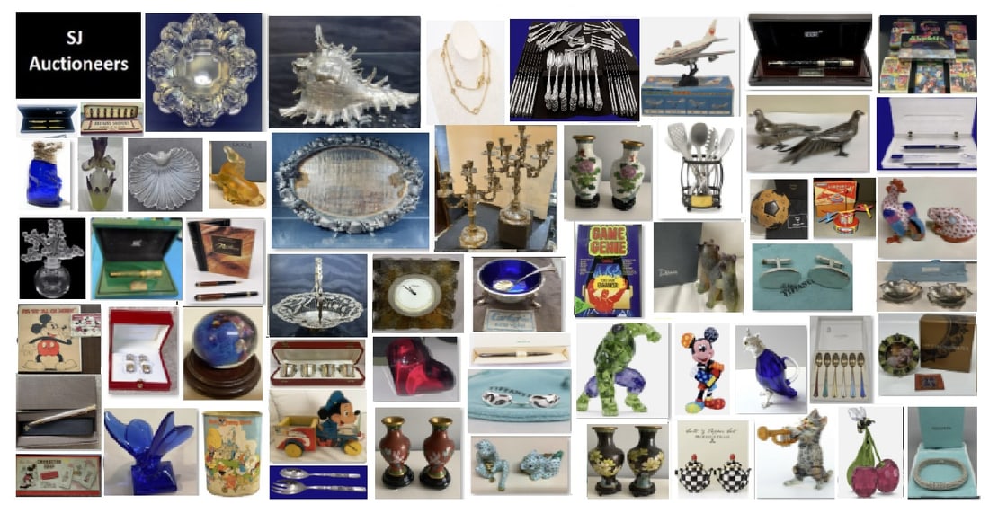 WINTER WATCH OF WANTED COLLECTIBLES: WINTER WATCH OF WANTED COLLECTIBLESSJ Auctioneers is honored to provide its finest selections of jewelry, silverware,trains,toys and collectibles from artists designers and silversmiths like: Cartier
