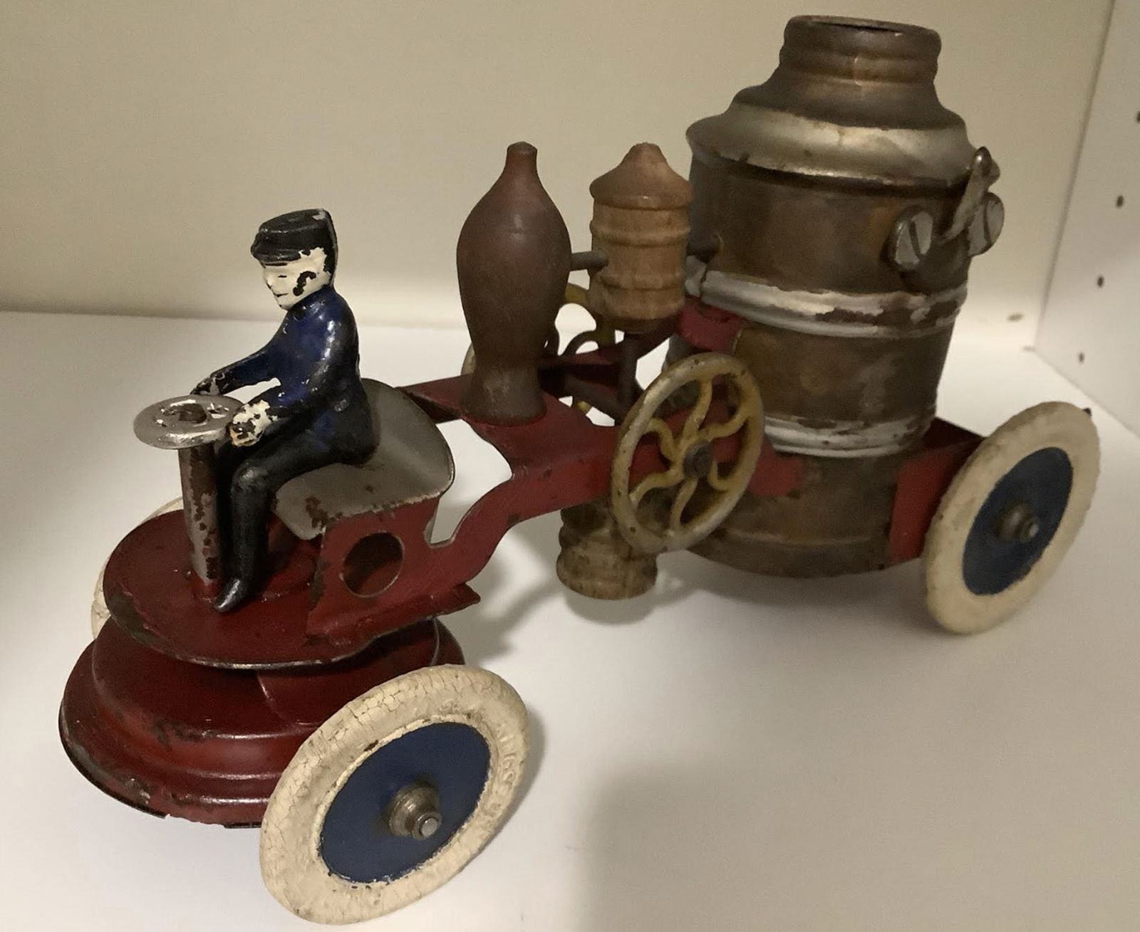 WILKINS KINGSBURY Steam Engine Fire Pumper Toy Truck  1920 (1 of 7)