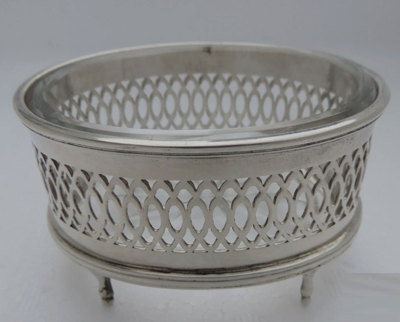 GIANMARIA BUCCELLATI STERLING SILVER Salt Cellar Bowl With Glass Liner and Original Box (1 of 5)
