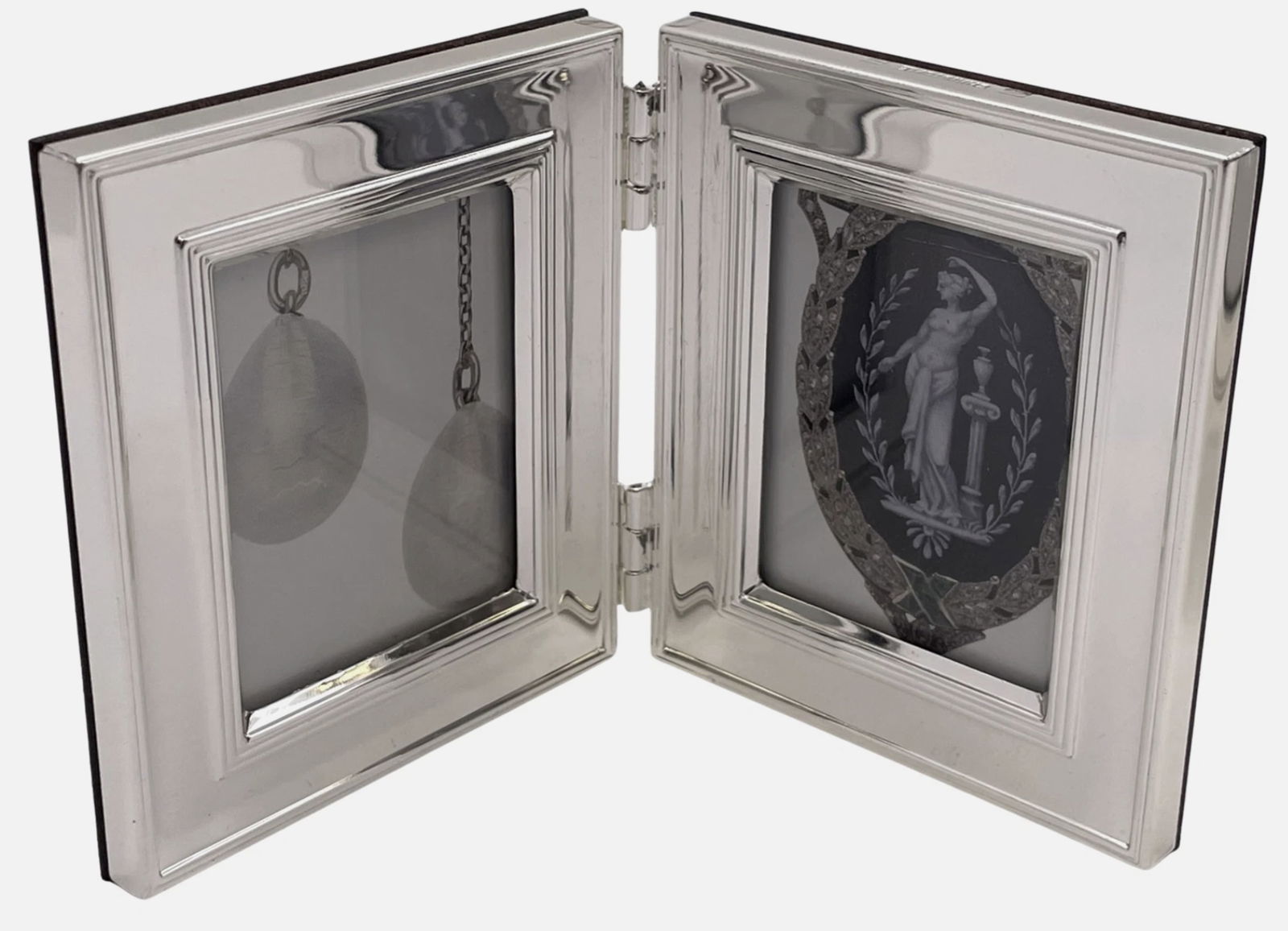Christofle Silverplate Double Picture Frame Circa 1970s in New Condition (1 of 6)