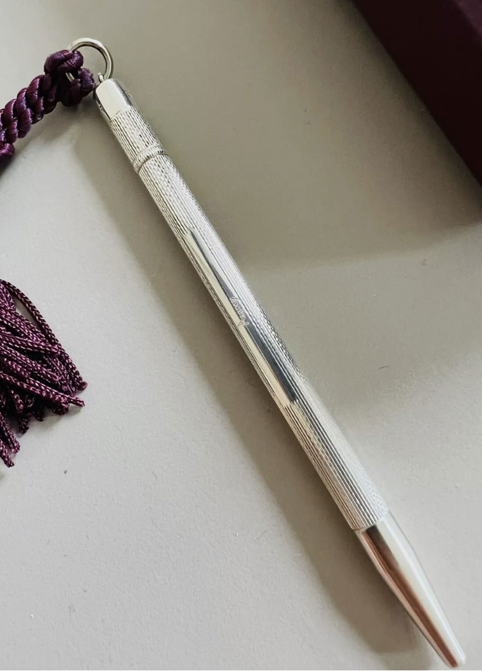 Asprey London Sterling Silver Pen With Orig Box Made in Engla d: Made in England by Asprey LondonComes in its original box