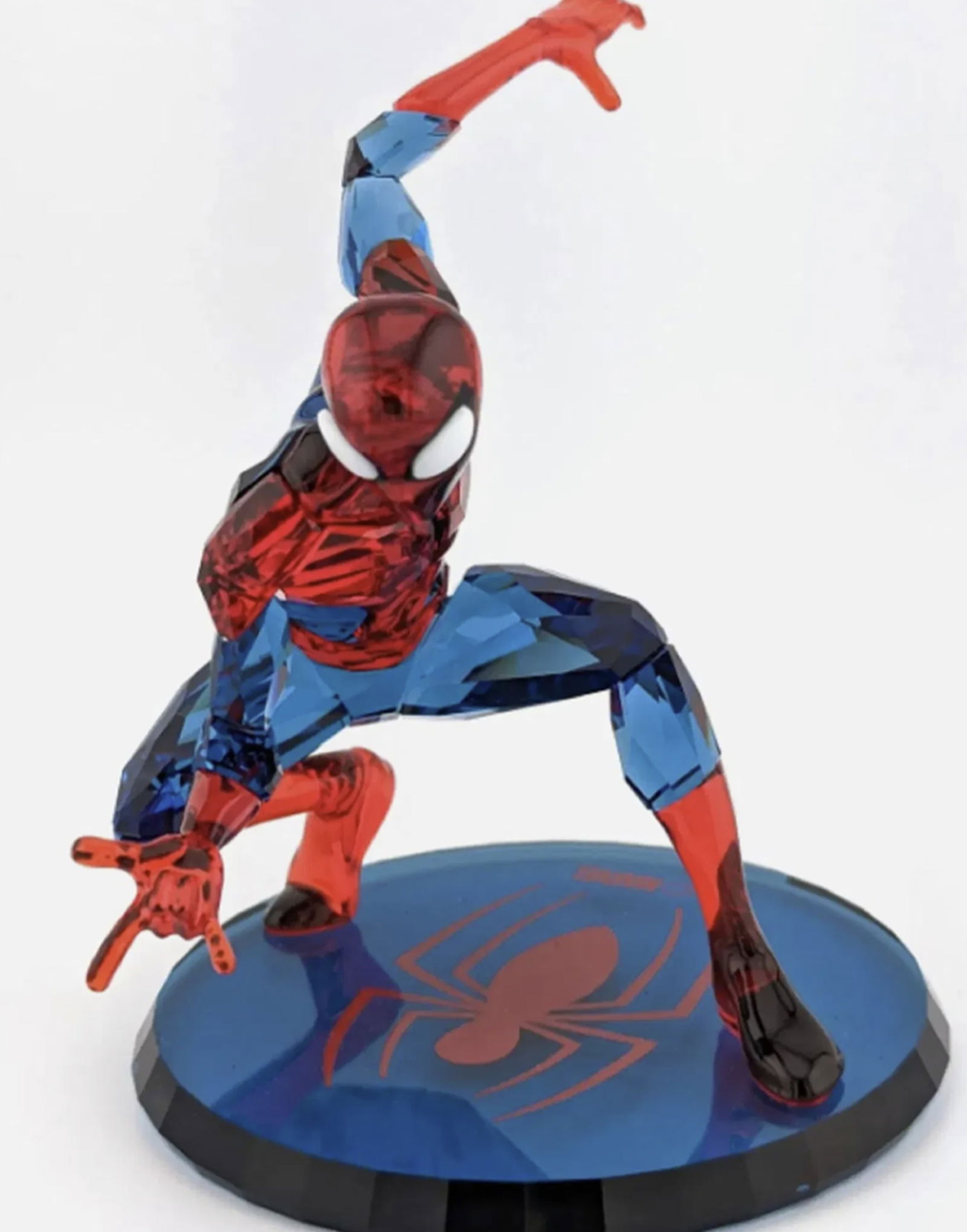 Swarovski Signed Crystal Marvel DC Comics Spiderman Figurine With Box (1 of 4)