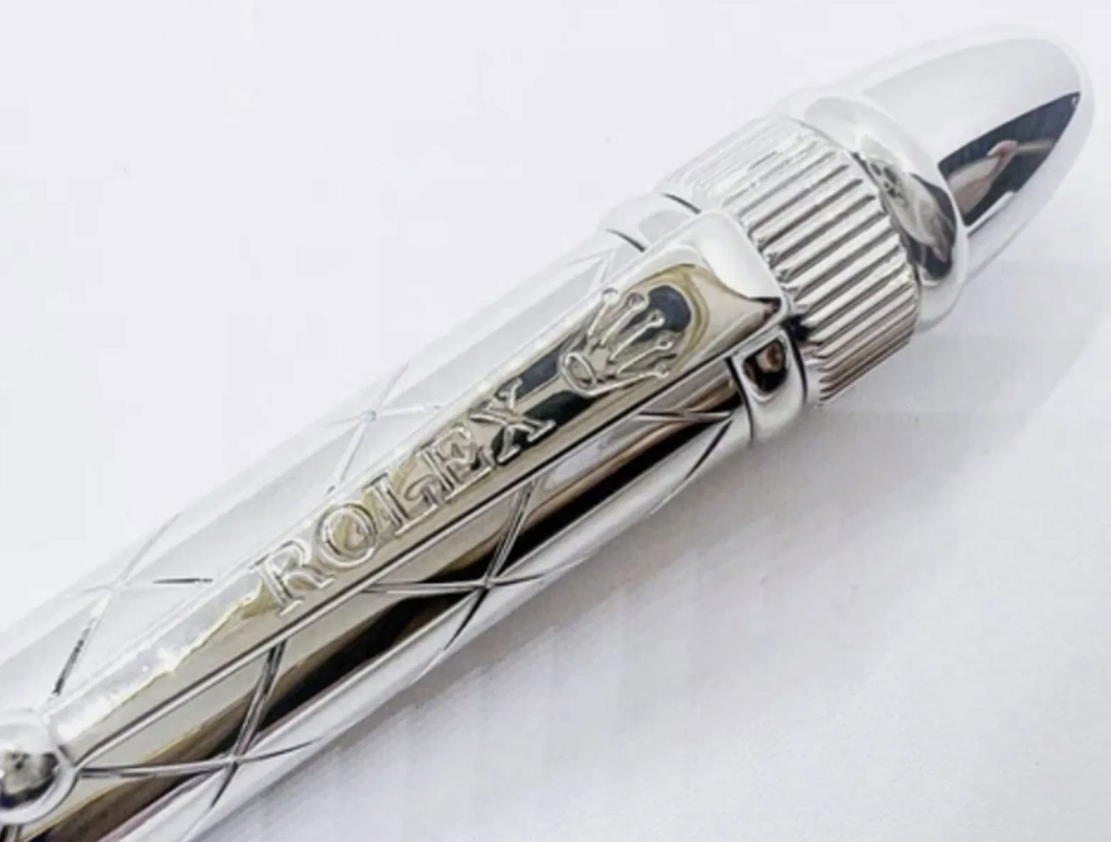 Rolex Ballpoint Pen diamond Pattern Gift Set With Box - 4