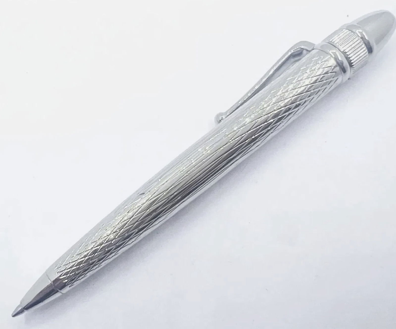 Rolex Ballpoint Pen Diamond Pattern With Box - 3