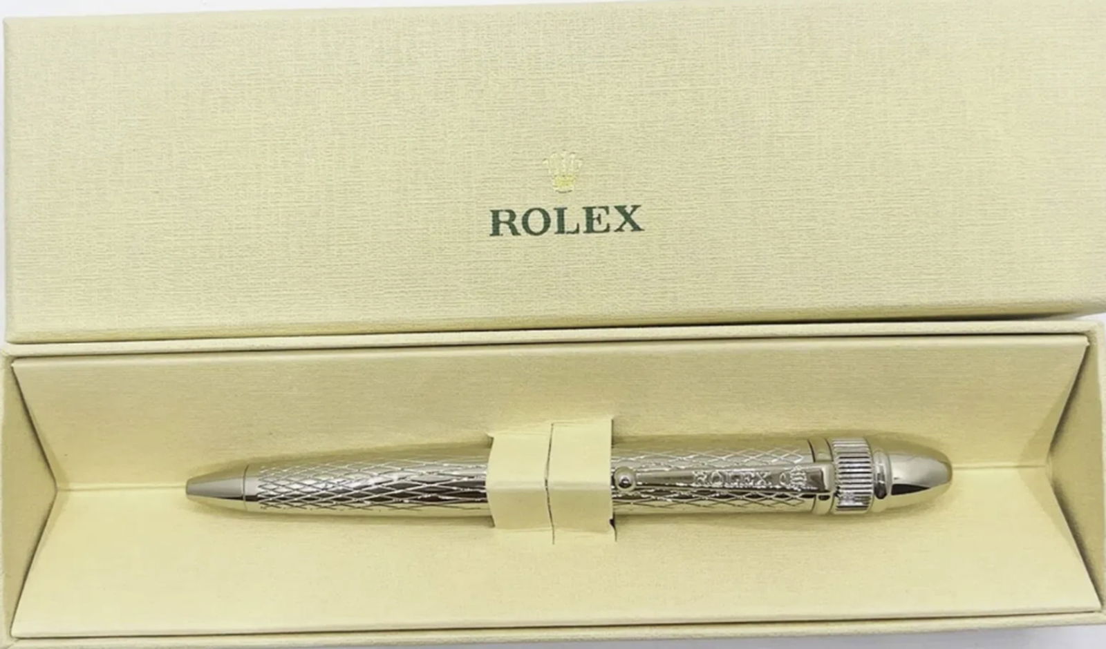 Rolex Ballpoint Pen Diamond Pattern With Box - 6