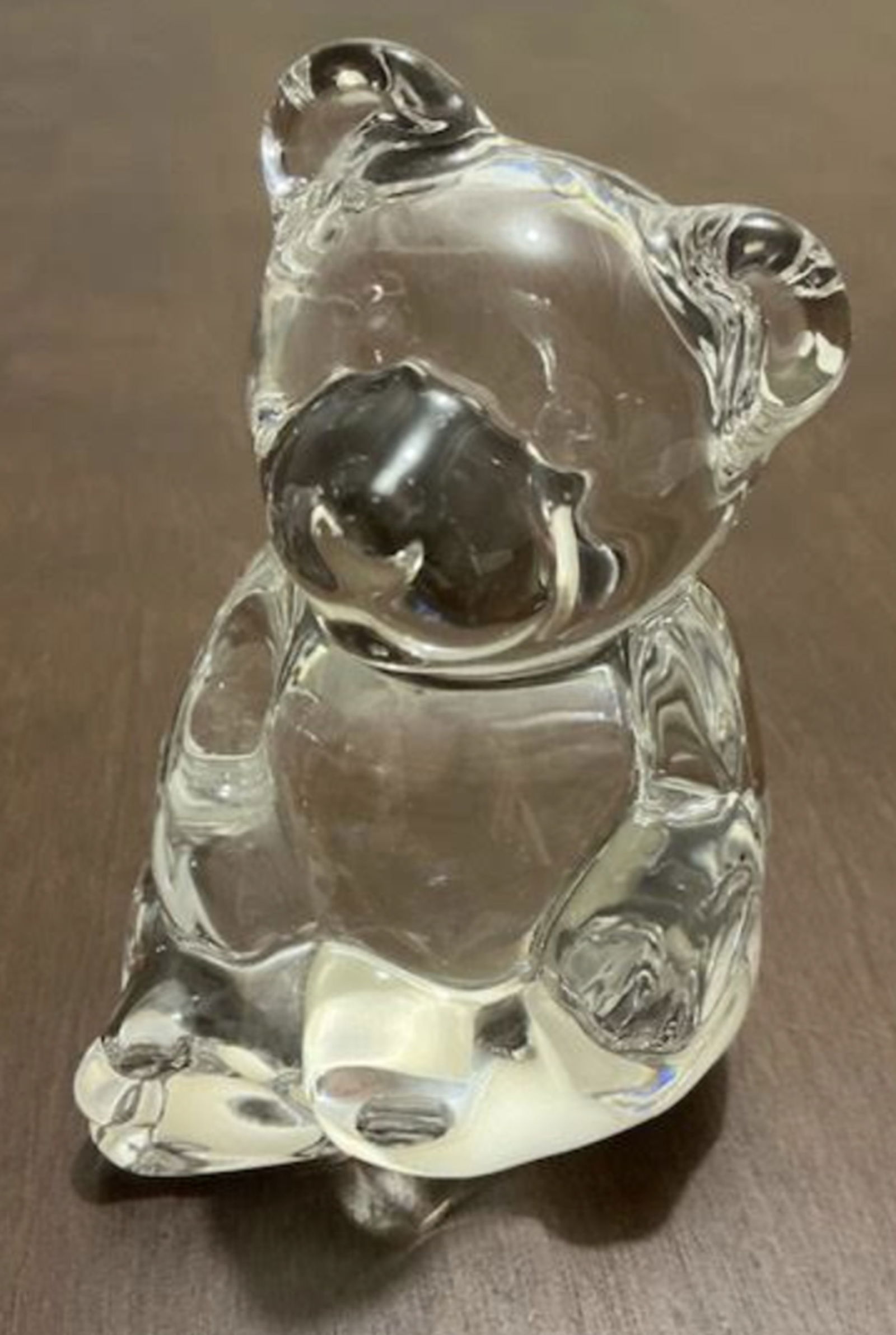Princess House Pets Crystal 'Teddy Bear'Papereweight Figurine Made in Germany (1 of 6)