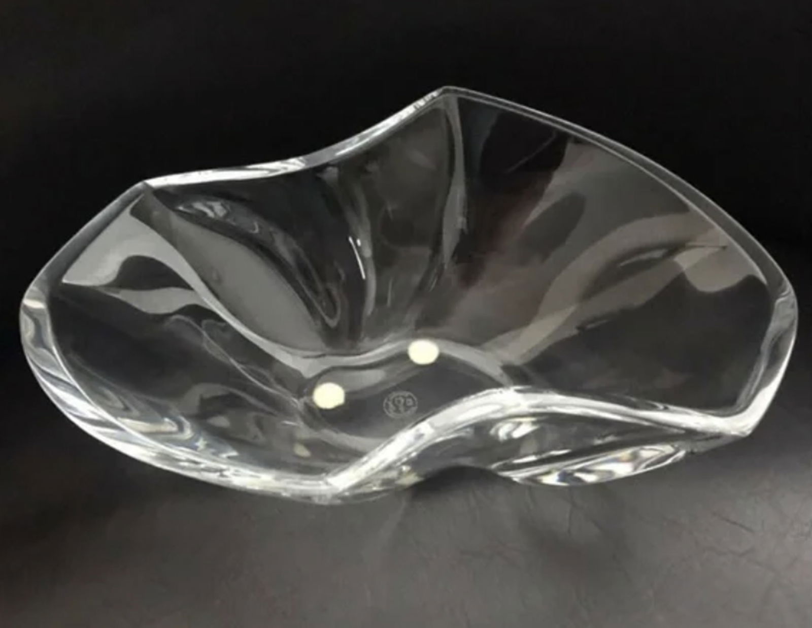 Baccarat signed bowl Dish Made in France (1 of 5)