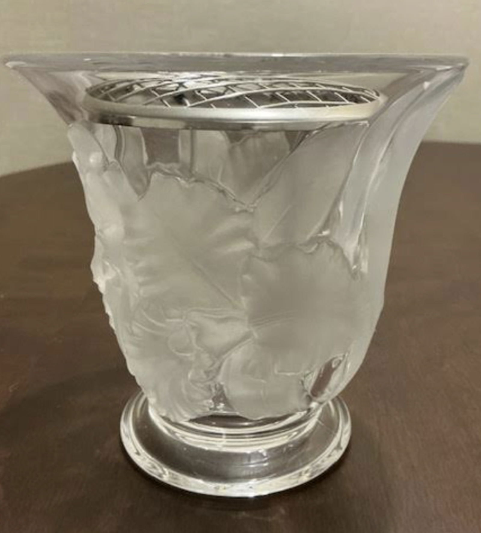 Hoya Japanes Crystal Flower Vase with insert (1 of 5)