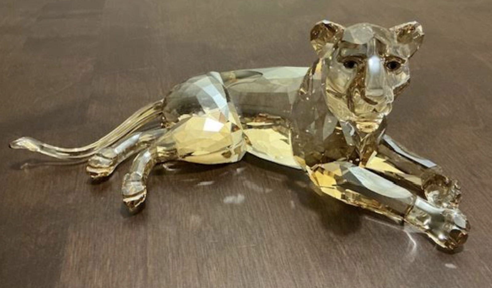 Swarovski Signed Crystal Lion Mother Figurine (1 of 6)