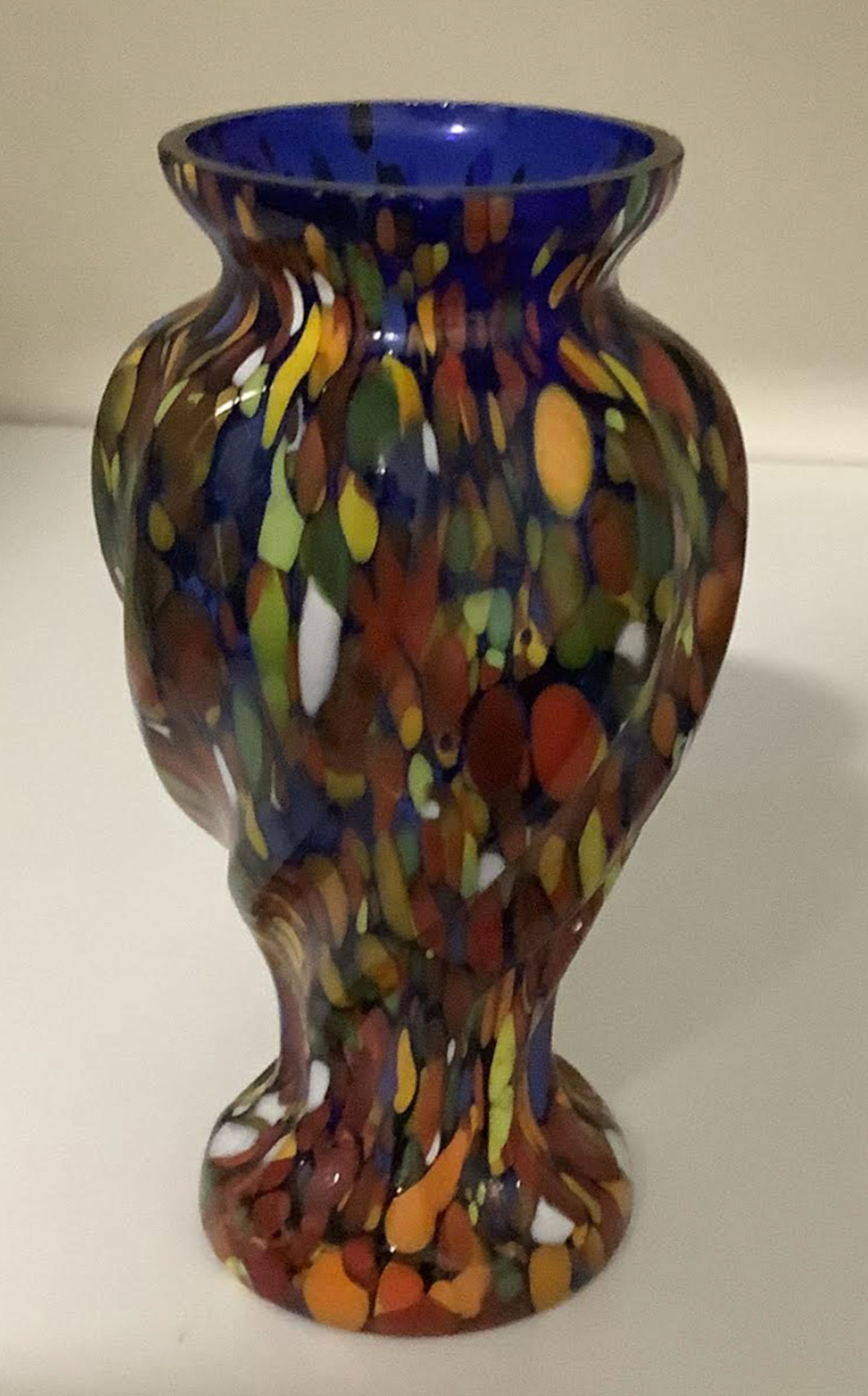 Glass Art Splatter Vase (1 of 4)