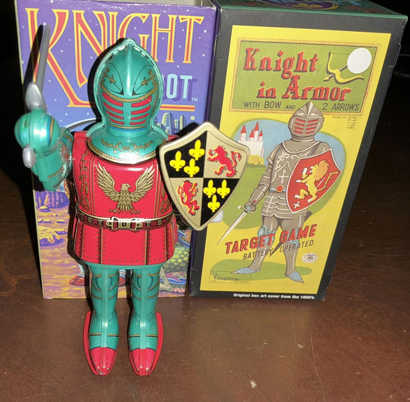 Masudaya Vintage Toy Robot Mini Knight in Armor made in japan Works: Masudaya Vintage Toy Robot Mini Knight in Armor made in japan Works