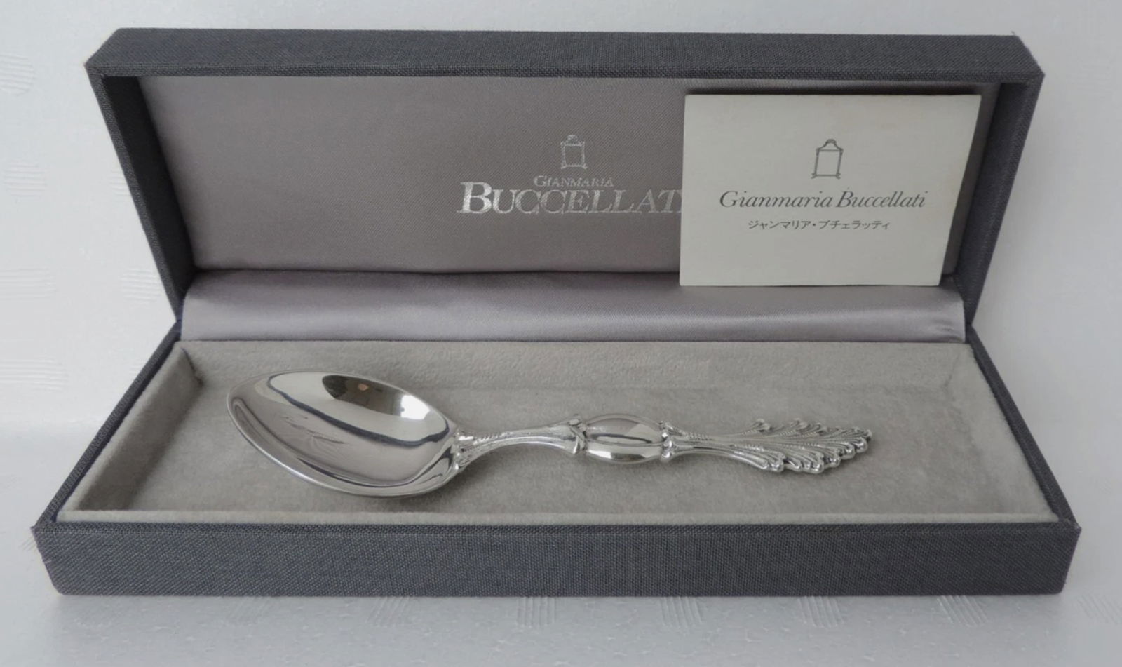 GIANMARIA BUCCELLATI STERLING SILVER SPOON With Orginal Case (1 of 5)