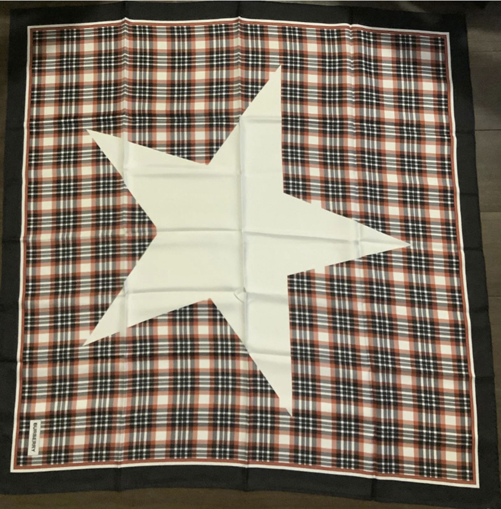 Burberry Silk Scarf Made italy: Burberry Silk Scarf Made italy. Measures approx 34 inches New!