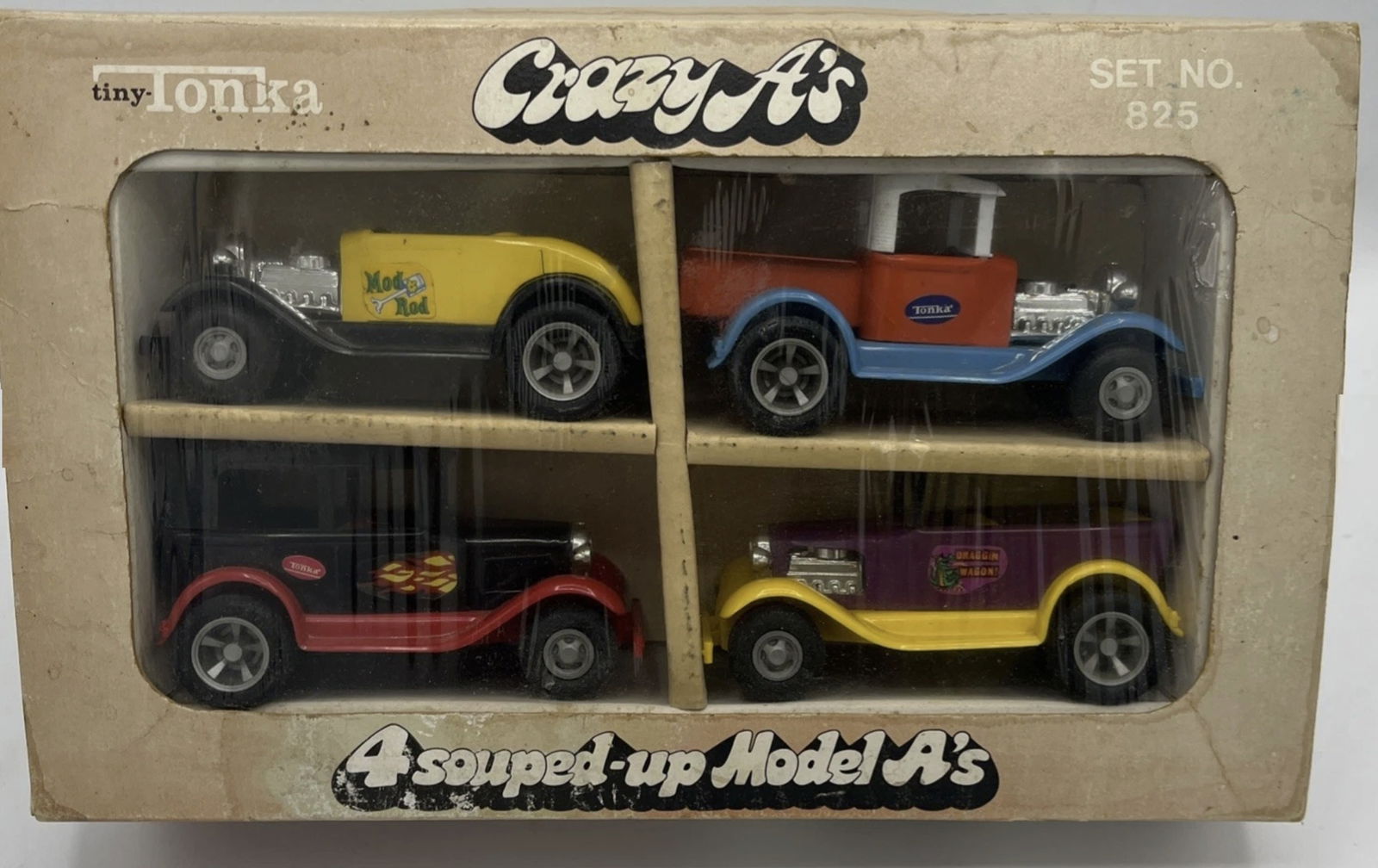 Tiny Tonka Crazy A's Set #825 - Model A Ford - New Sealed Box (1 of 5)
