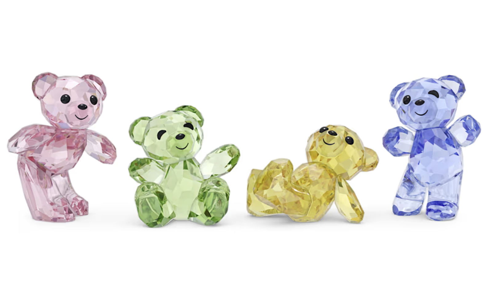 Swarovski Signed Crystal Kris Bear Set of 4 New in Box (1 of 2)