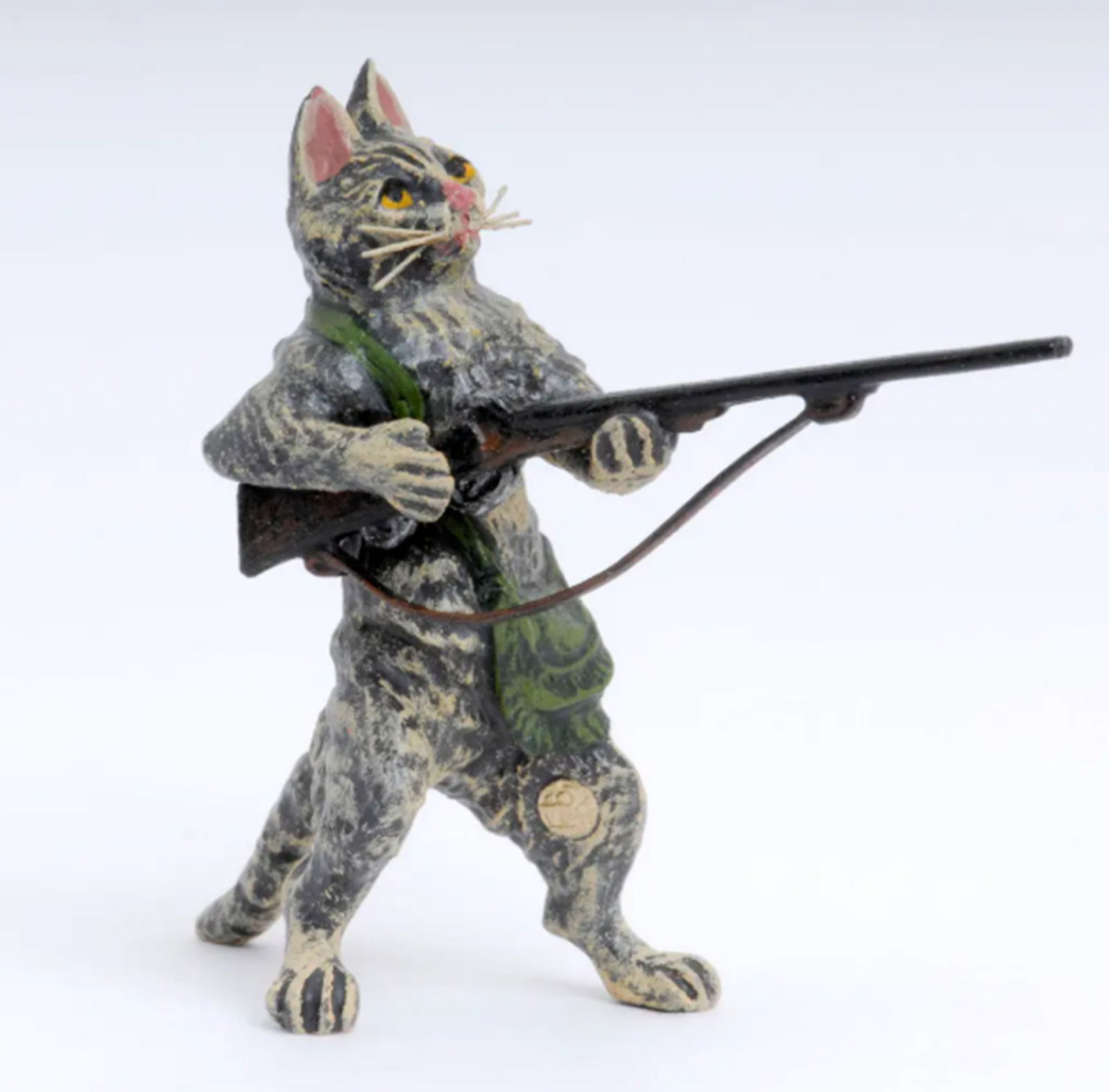 Fritz Bermann Austrian Vienna Bronze Cat Hunter FBW (1 of 2)