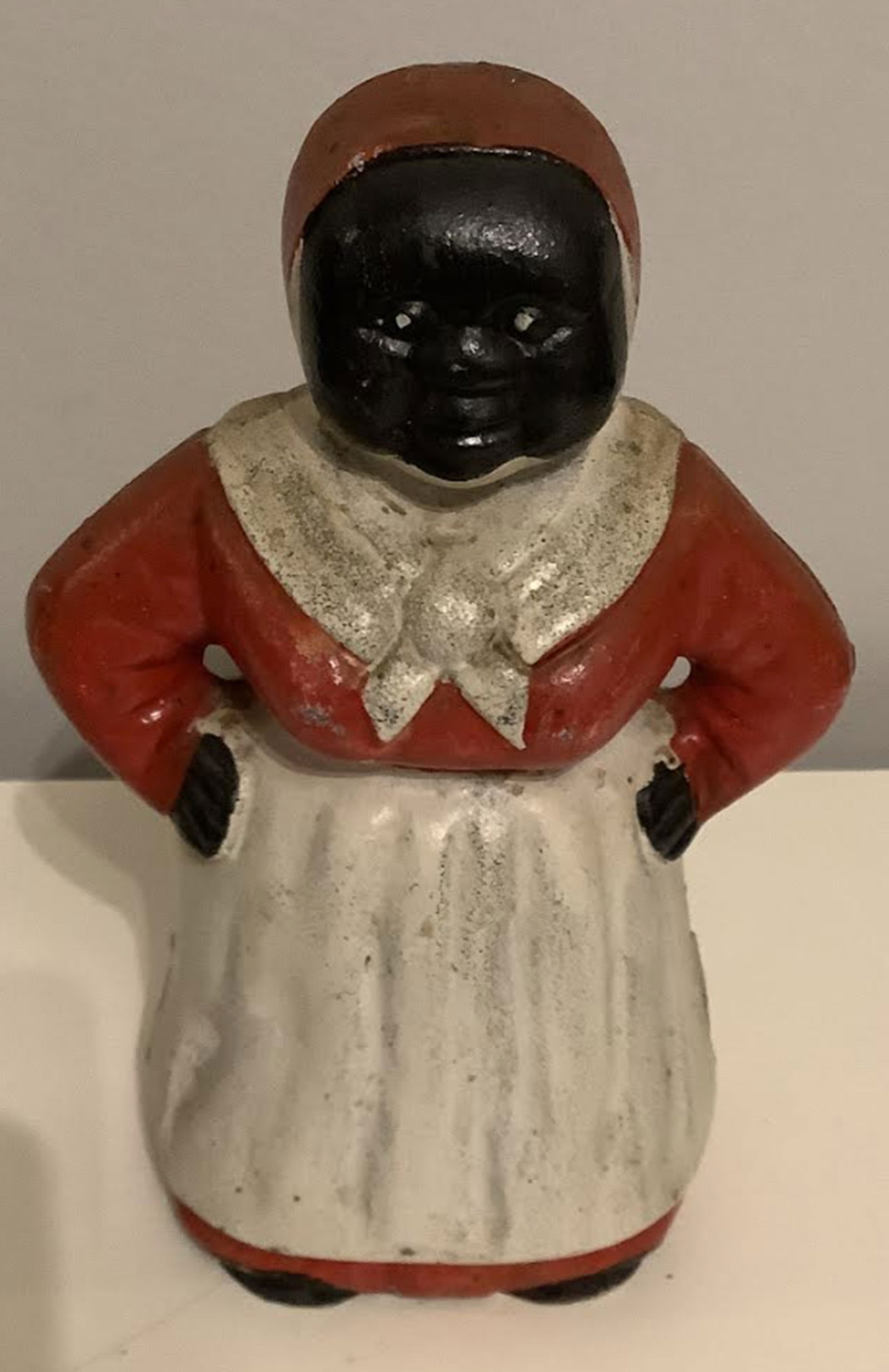 Black Americana Aunt Jemima Cast Iron Bank Statutee Figurine. (1 of 6)