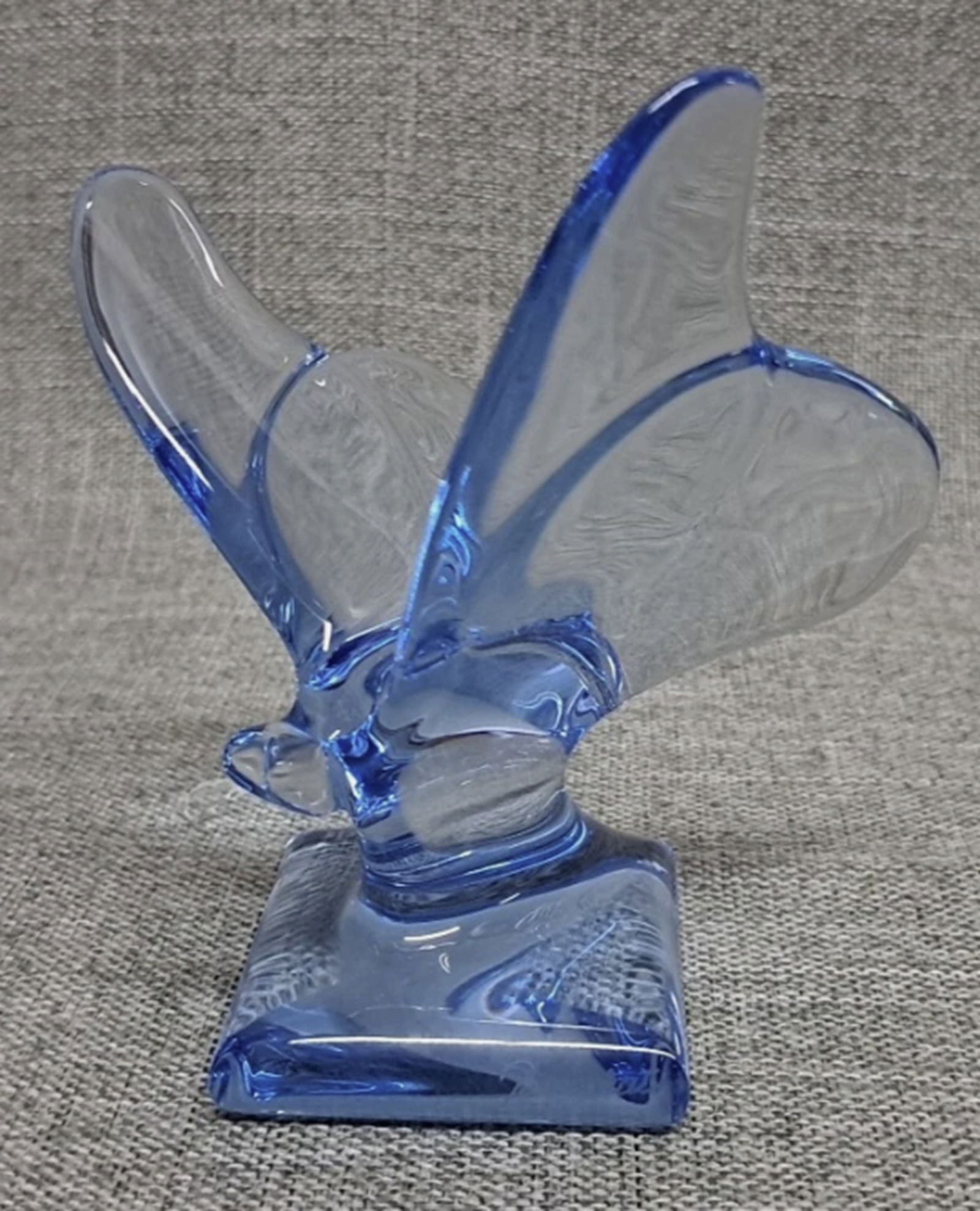 Baccarat Signed Butterfly on Pedestal Made in France (1 of 5)