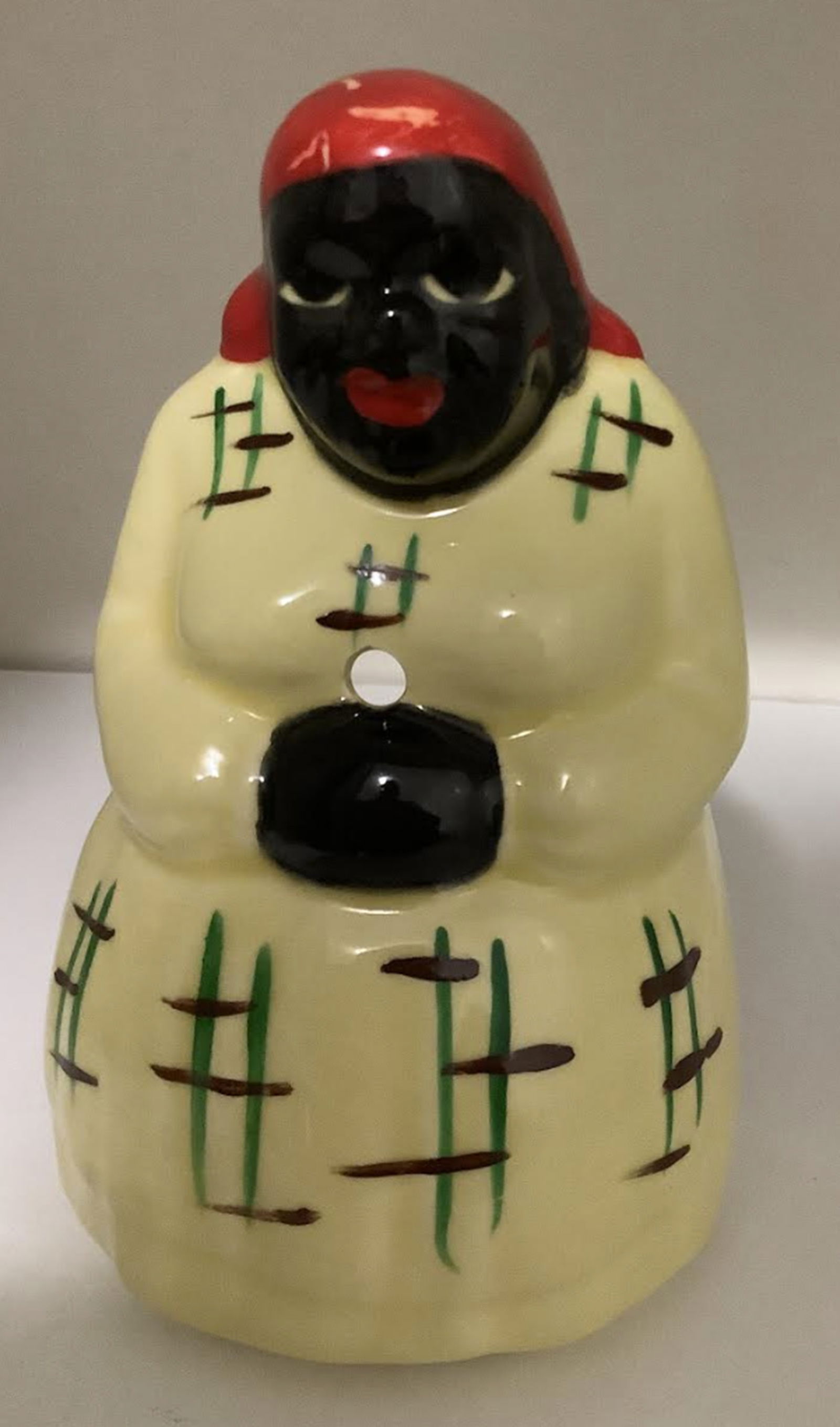 Black Americana McCoy Mammy Japan Occupied Porelain String Holder Figurine (1 of 6)