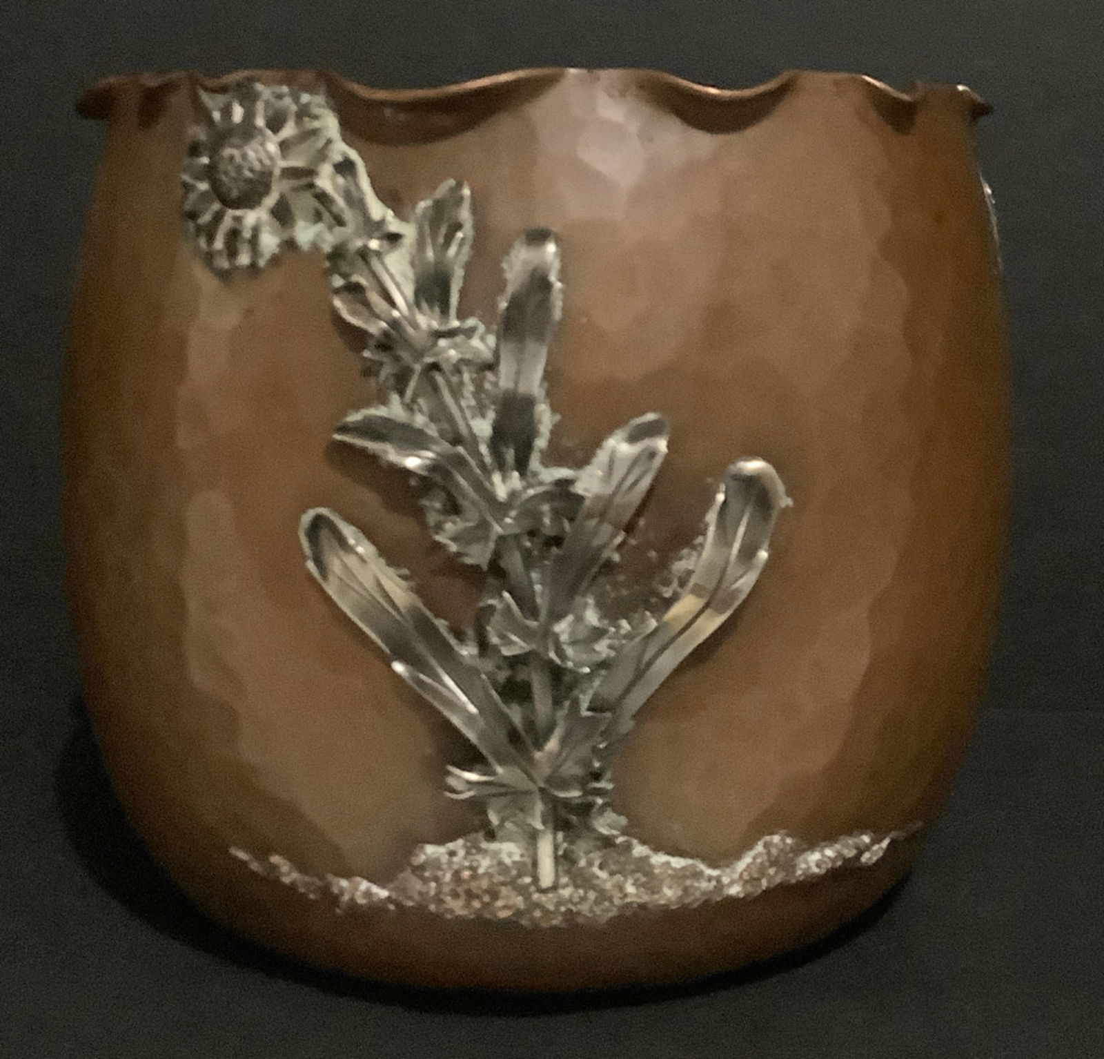 GORHAM STERLING SILVER AND COPPER JAPANESE MIXED METALS Y50 VASE (1 of 6)