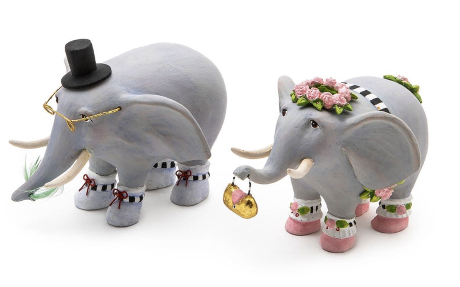 Mackenzie Childs Patience Brewster Noah's Ark - Evelyn & Ellis Elephants (1 of 2)