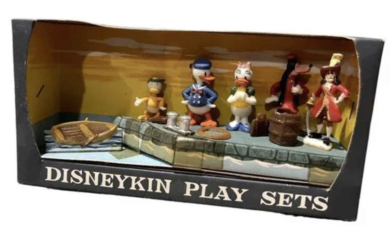 Marx Disneykins Play Set Donald Duck Walt Disney: Marx Disneykins Play Set Donald Duck Walt Disney