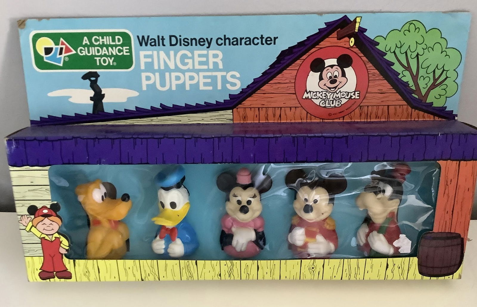 Walt Disney Character Finger Puppets in Original Box #691 (1 of 4)