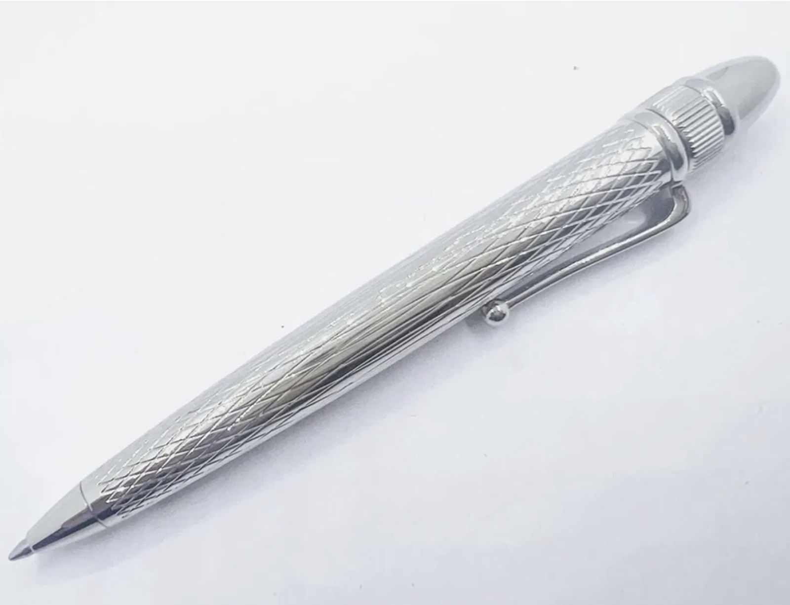 Rolex Ballpoint Pen Diamond Pattern With Box - 2