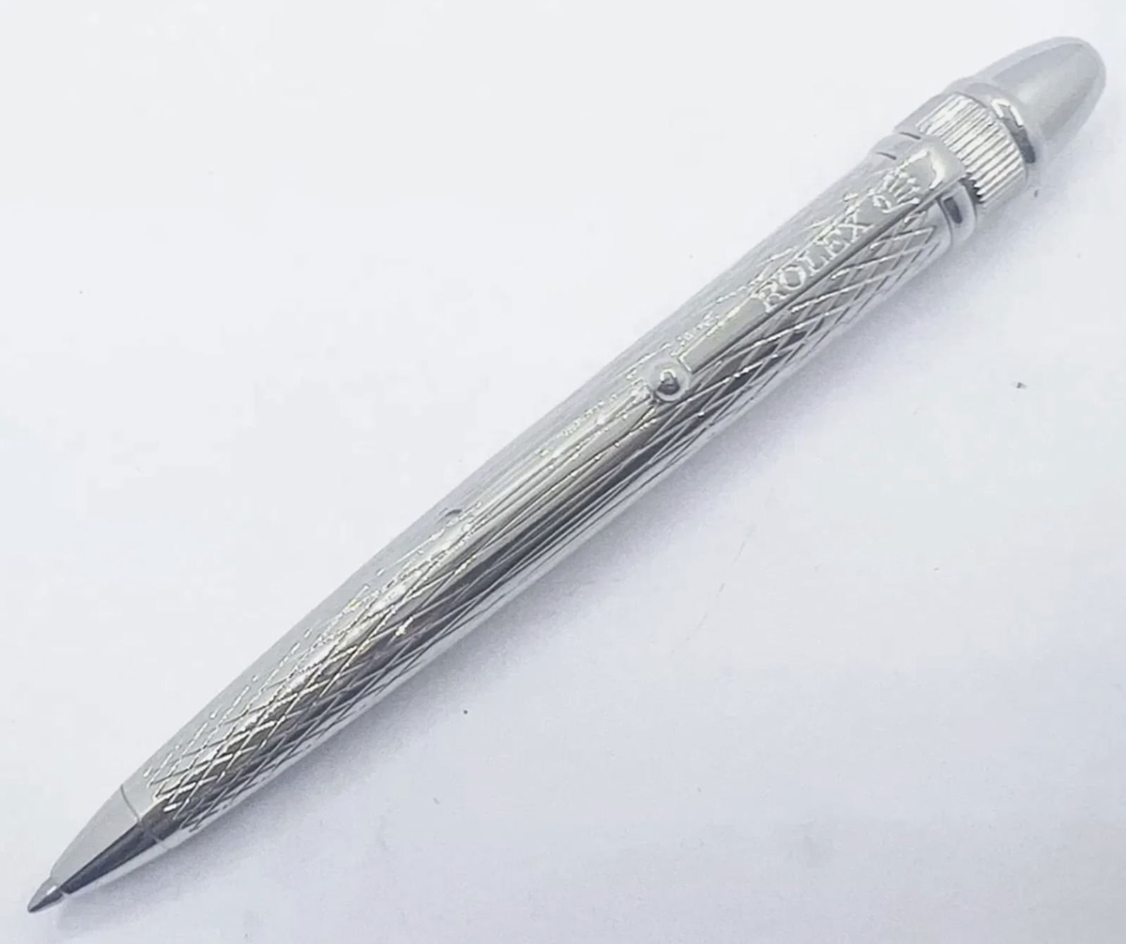 Rolex Ballpoint Pen Diamond Pattern With Box - 4