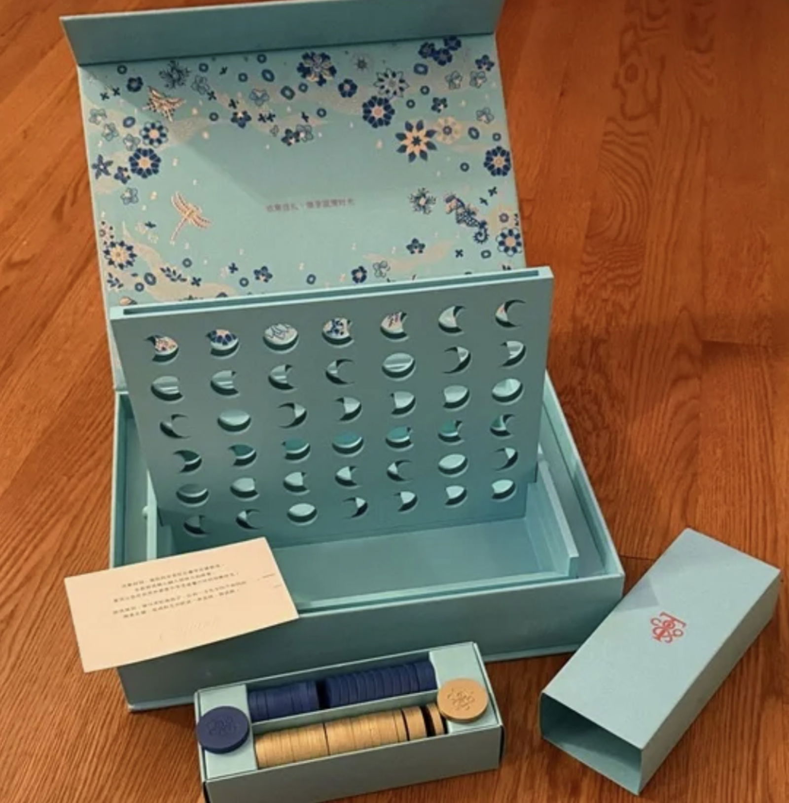 Tiffany & Co. Blue Connect Four Game Set: Tiffany & Co. Blue Connect Four Game Set. Elegant Connect Four game set by Tiffany & Co.
