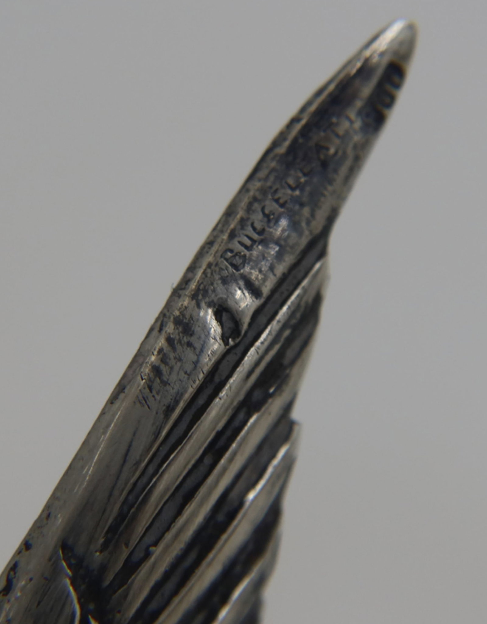 Buccellati 800 Italian Sterling Silver on Yellow Quartz Swallow Bird Figurine - 4