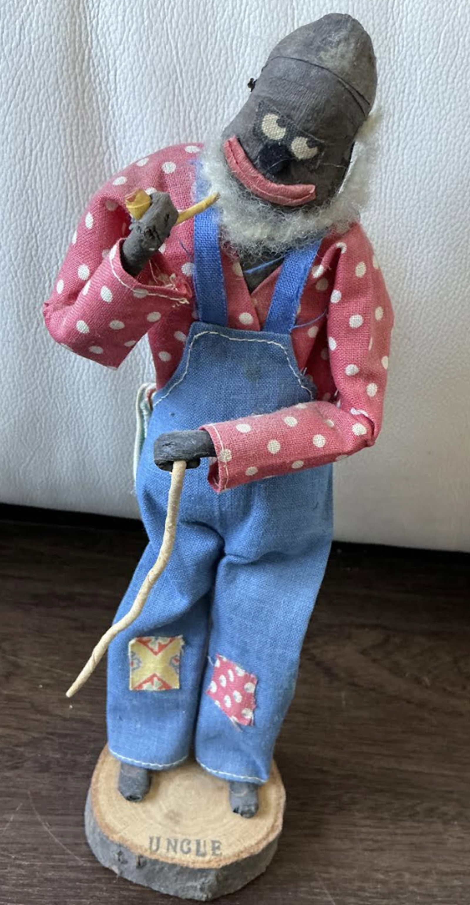 Black Americana Era Uncle Figurine: Black Americana Era Uncle Measures approx 8 inches tall 1920's