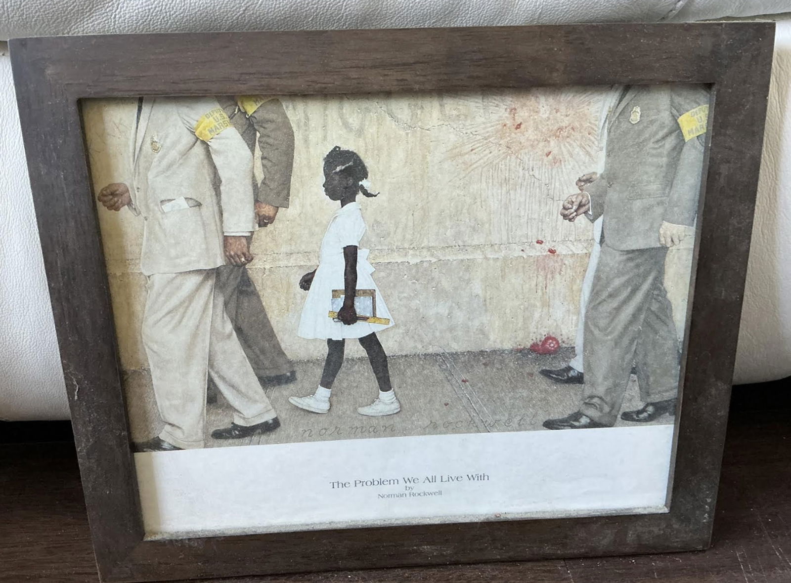 Black Americana Era Framed Art The Problem We All Live By By Norman Rockwell (1 of 4)