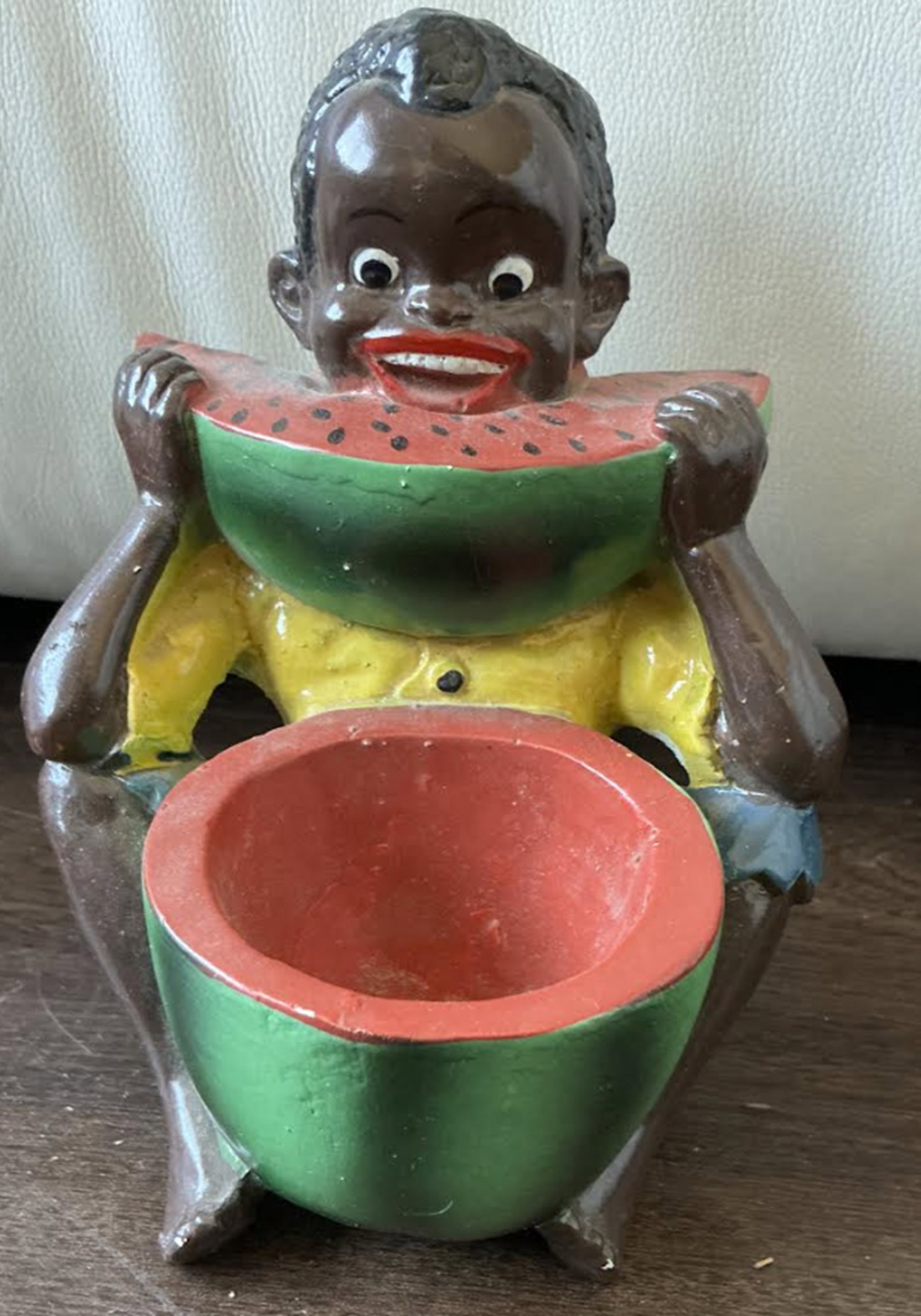 Black Americana Era Porcelain Figurine: Black Americana Era Porcelain Figurine. Measures approx 6 inches tall x 4.5 inches at its widest point