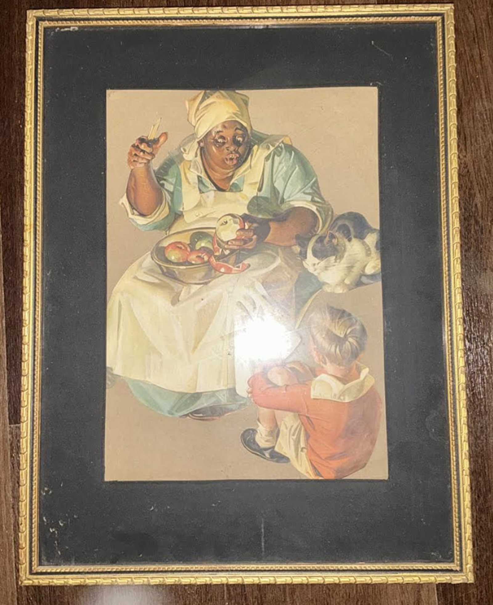 Black Americana Era Framed Art By Joseph Christian Leyendecker: Black Americana Era Framed Art By Joseph Christian Leyendecker Replica Measures approx 16.5 inches x 13 inches