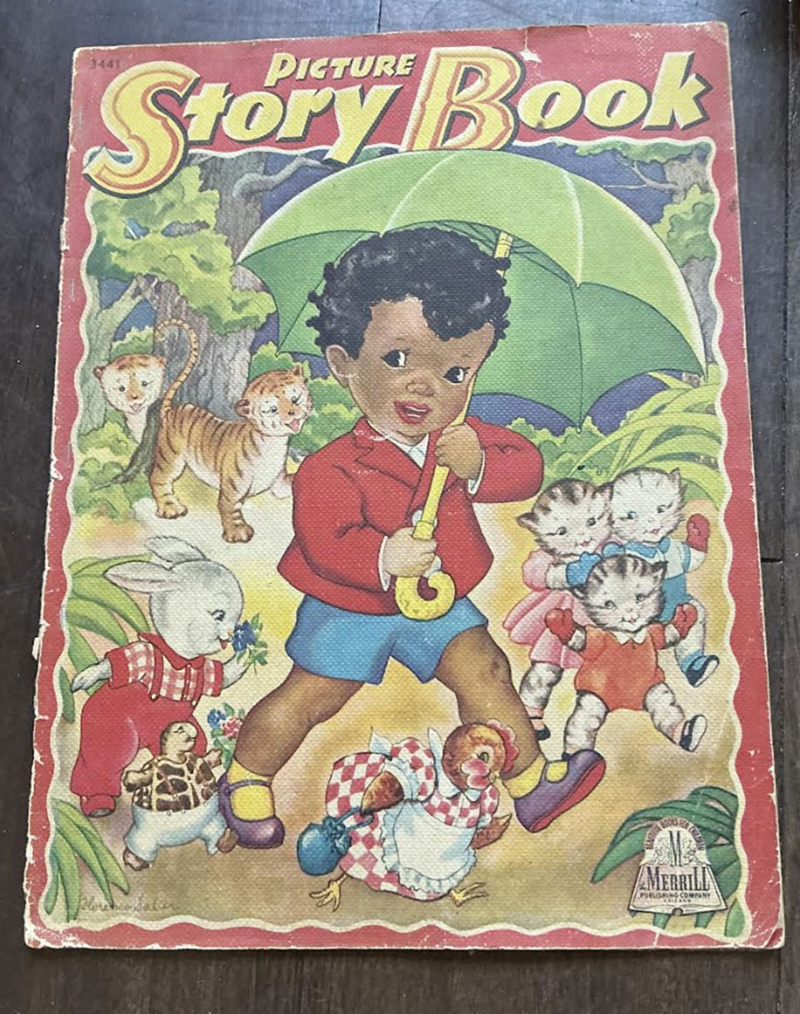 Black Americana Era Book 1943 edition of the "Picture Story Book" published by the Merrill (1 of 4)