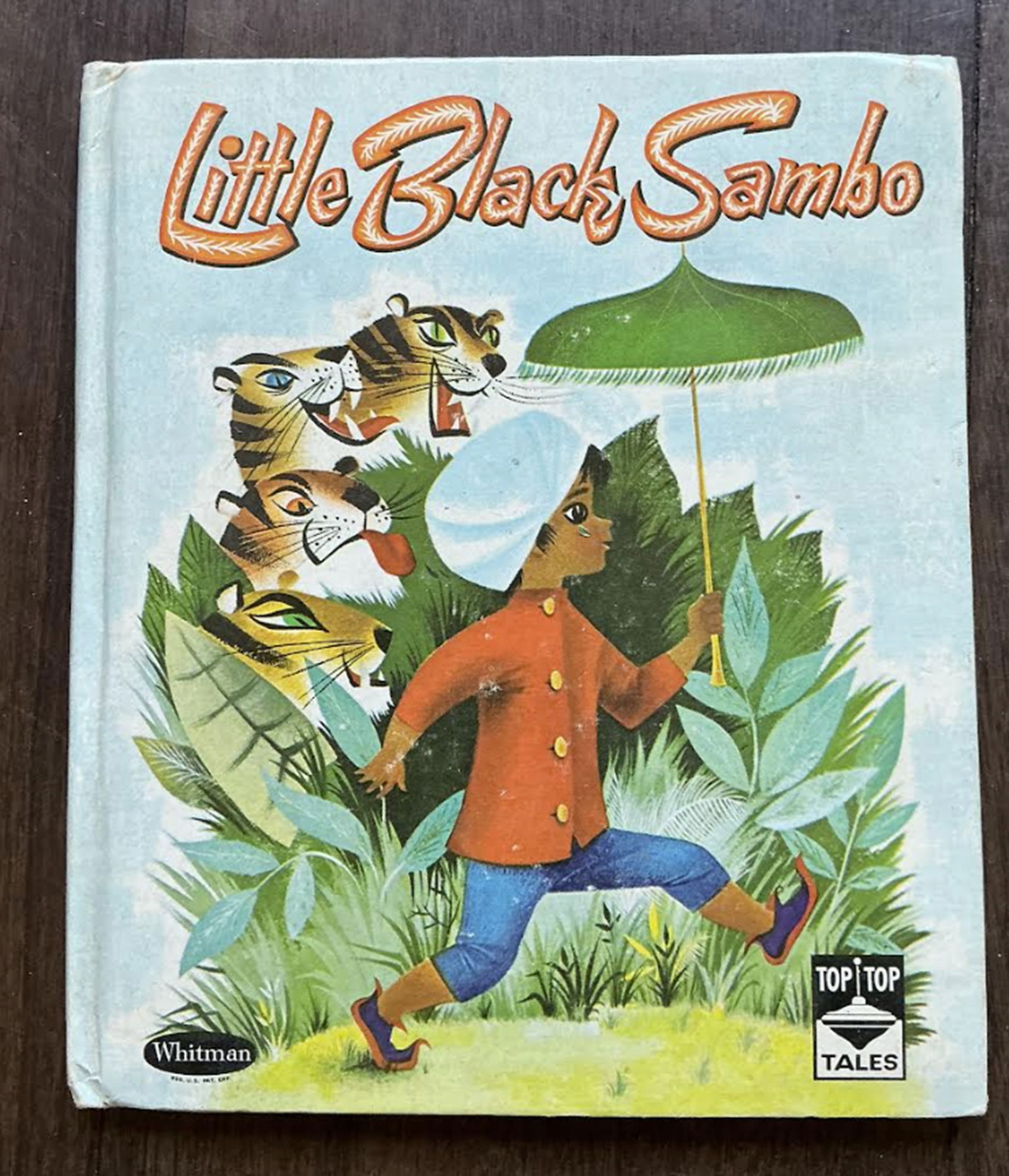 Black Americana Era Hard Cover Book Little Black Sambo Book by: Jeannie Lee, Samantha Whitten (1 of 7)