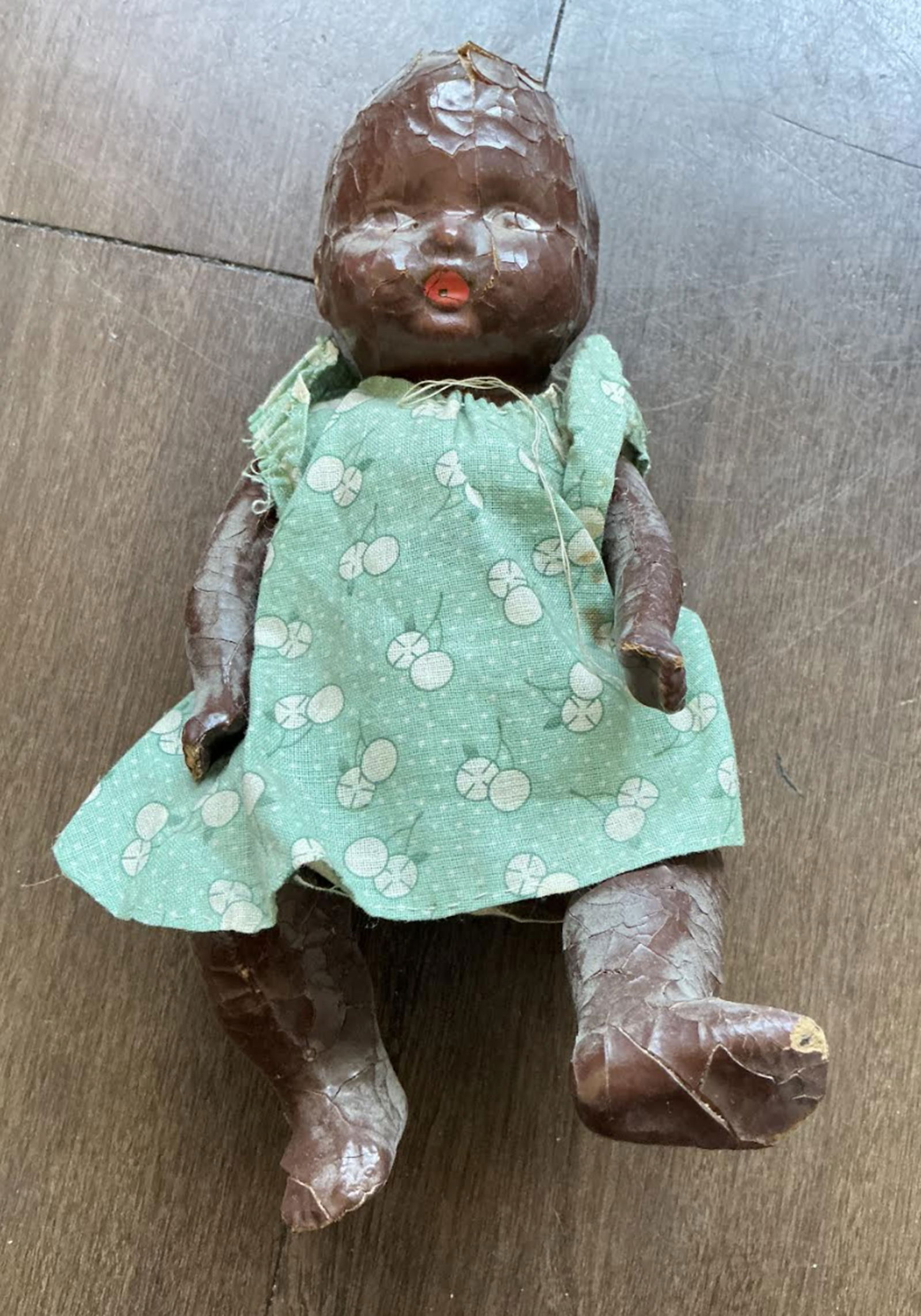 Black Americana Era Cloth Rag Doll: Black Americana Era cloth Rag doll. Measures approx 8.25 inches long