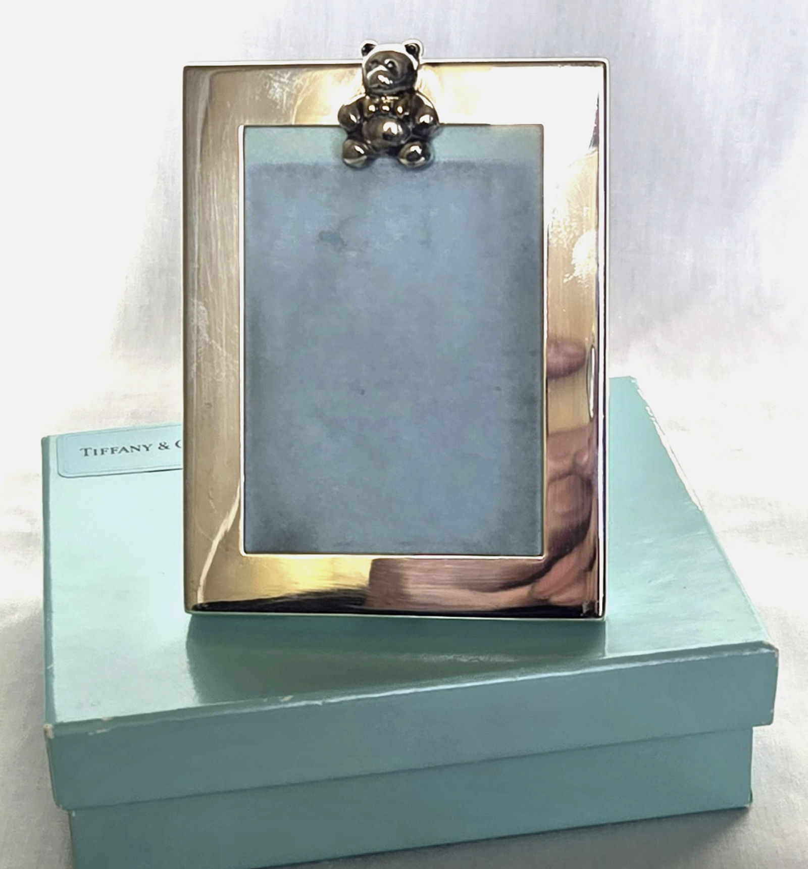 Tiffany & Co. Sterling Silver Bear Photo Picture Photo With Original Box: Tiffany & Co. Sterling Silver Bear Photo Picture Photo With Original Box. Measures approx 4×3’’