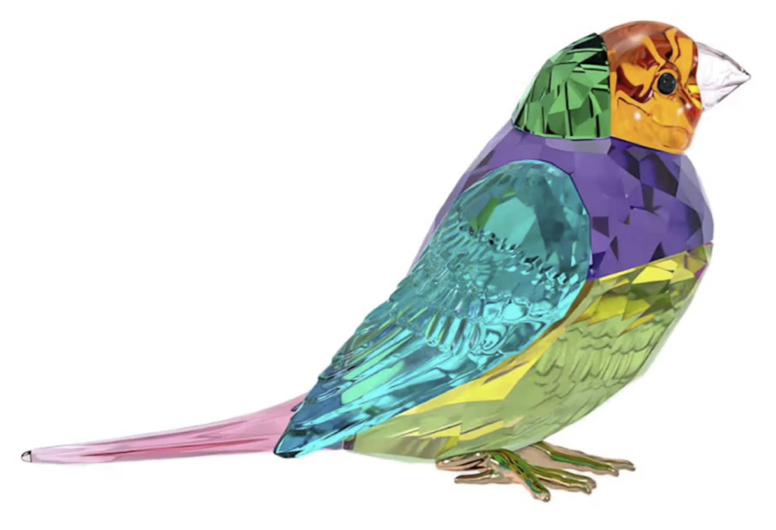 Swarovski Idyllia Gouldian SMALL Finch With Orig Box Memeber Edition Designer: Martin Zendron: Swarovski Idyllia Gouldian SMALL Finch Memeber Edition this small and colorful Gouldian Finch is sure to ignite the imagination. Known locally as winged jewels, these native Australian birds are famou