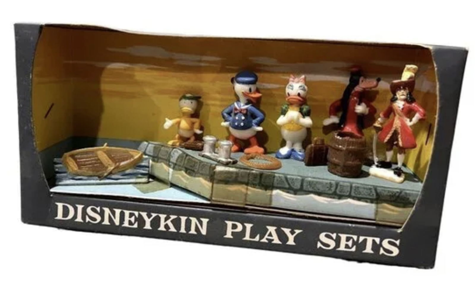 Marx Disneykins Play Set Donald Duck Walt Disney: Marx Disneykins Play Set Donald Duck Walt Disney