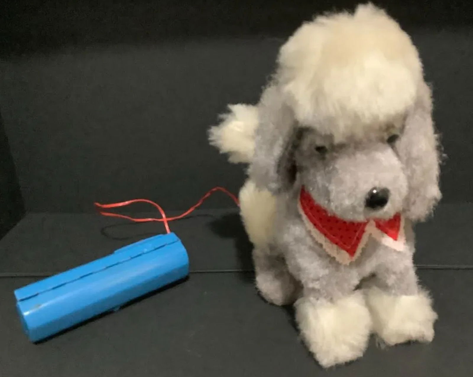 YONEZAWA VEHICLE PLUSH POODLE TROTTING TOY MADE IN JAPAN (1 of 5)