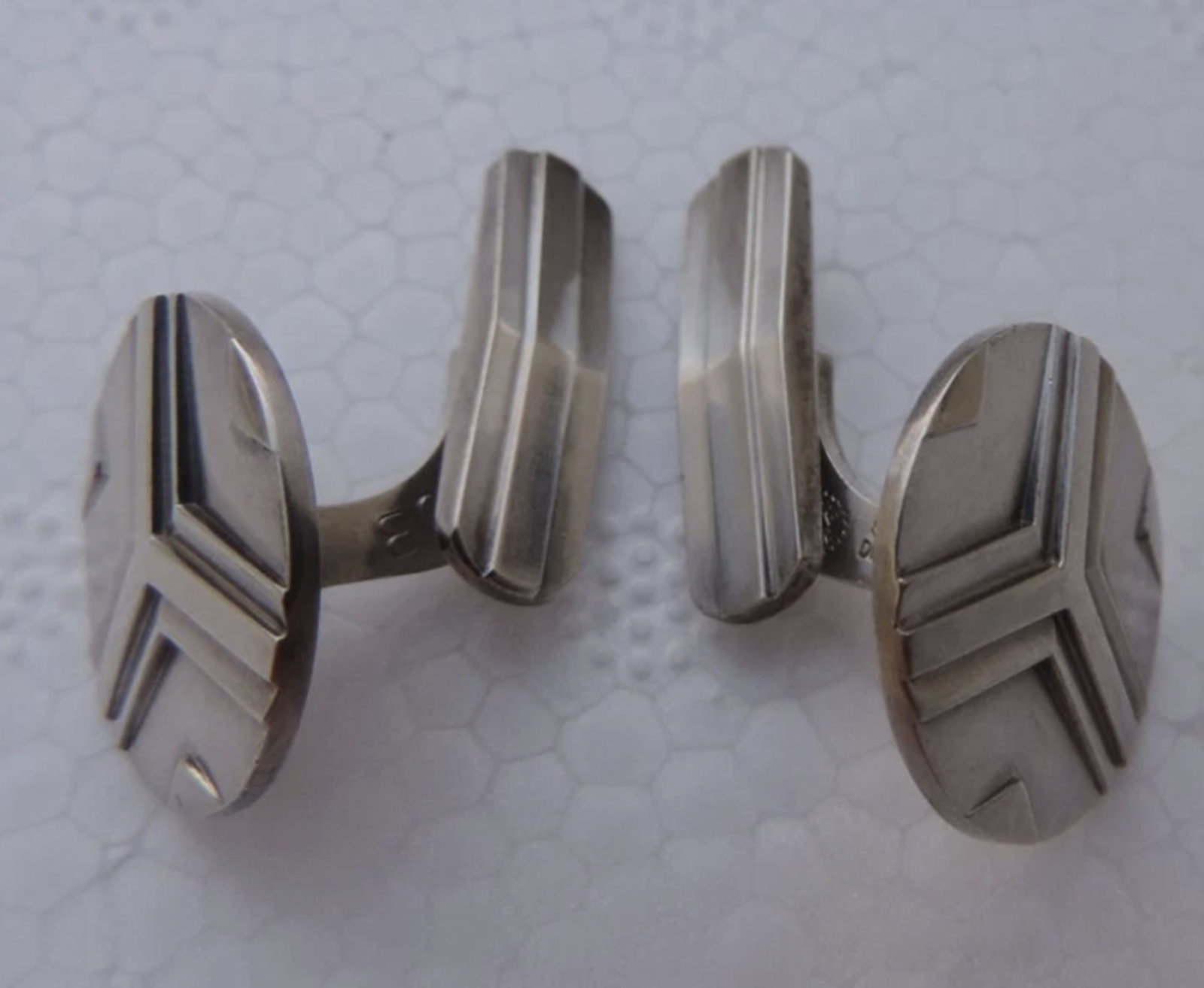 Georg Jensen Sterling Silver Cufflinks 60B In Orig Box - 5