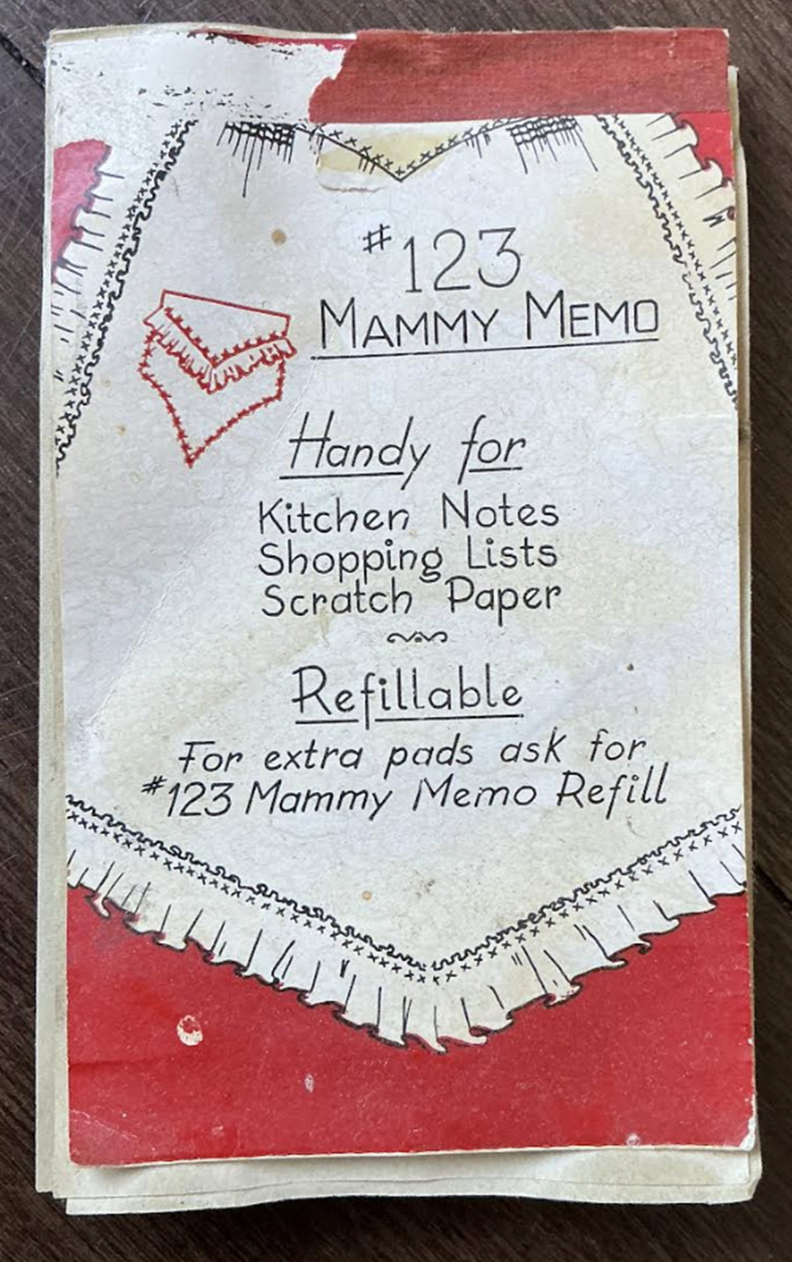 Black Americana Era Mammy memo Pad (1 of 4)